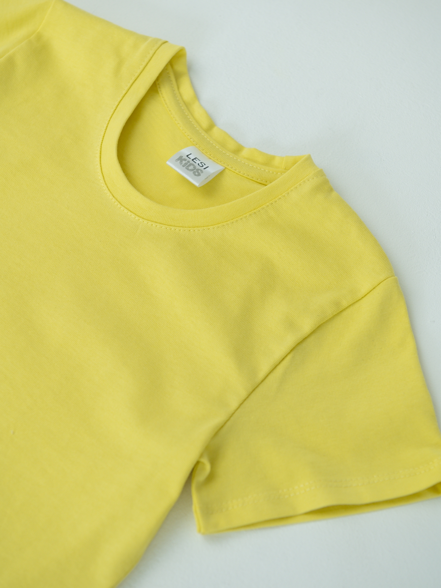 Футболка детская желтая