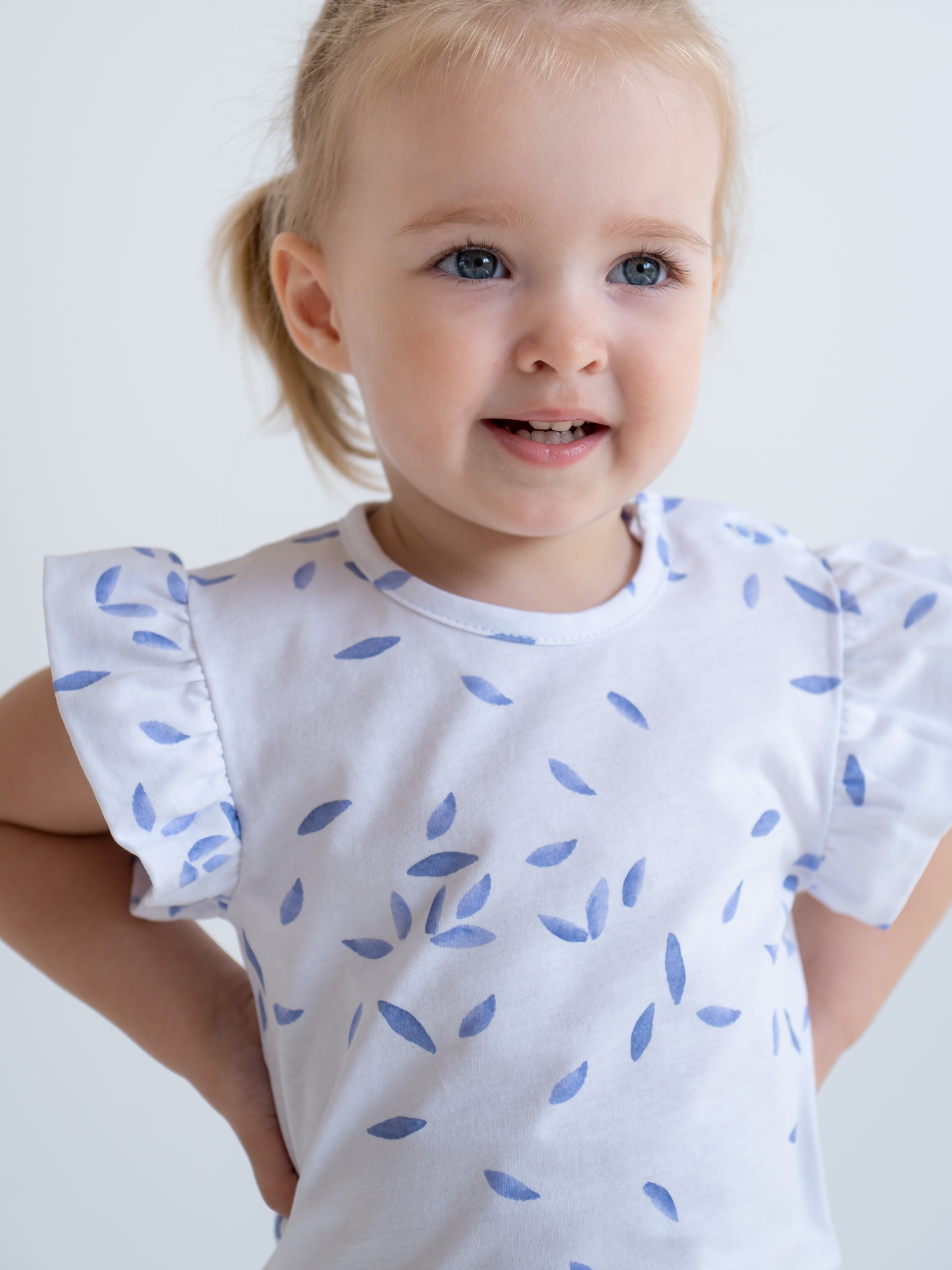 Боди платье для девочки с коротким рукавом (74/22, Белый)