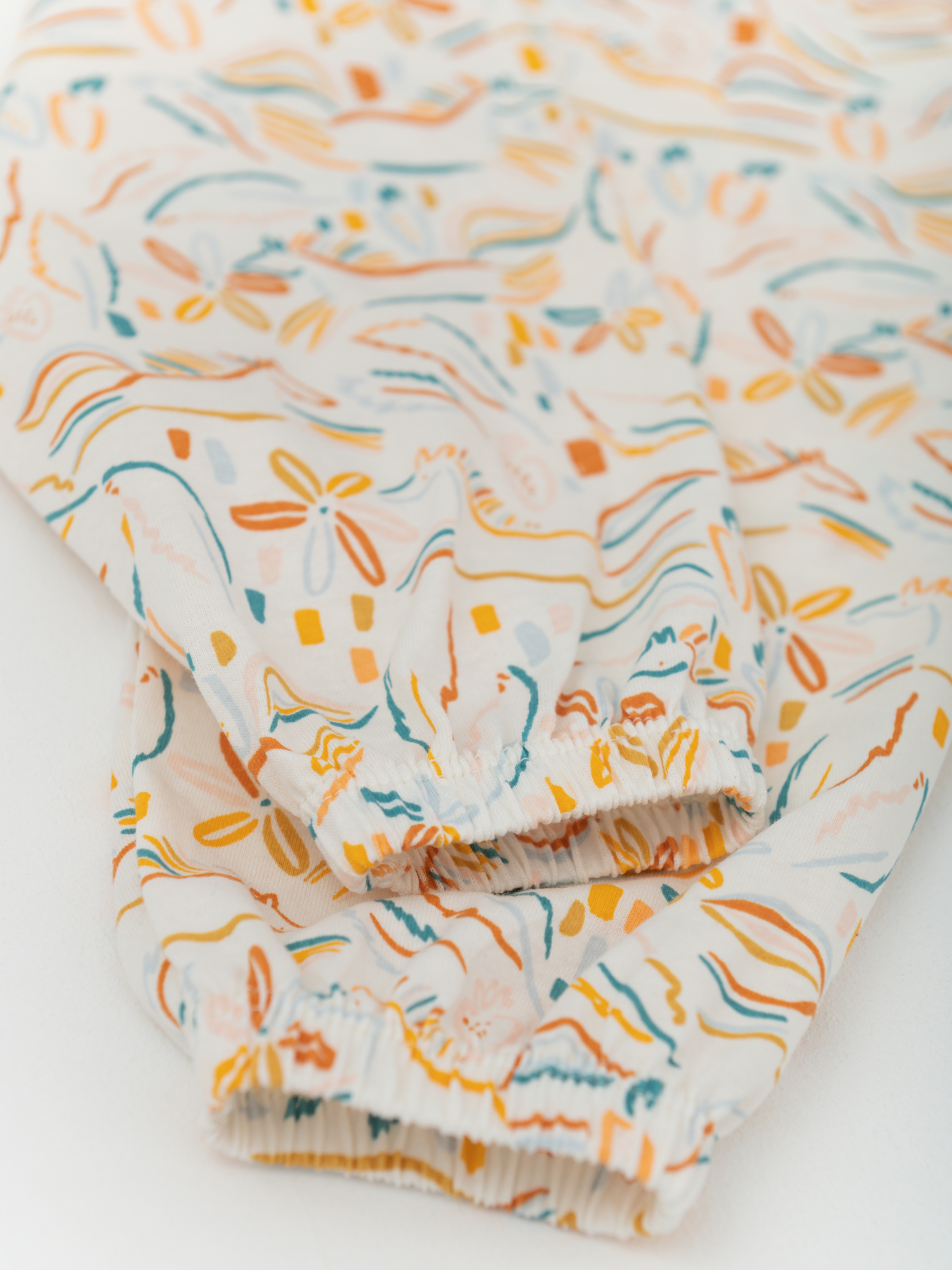 Пижама д/дев из тонкого хлопка (122/32, Молочный)