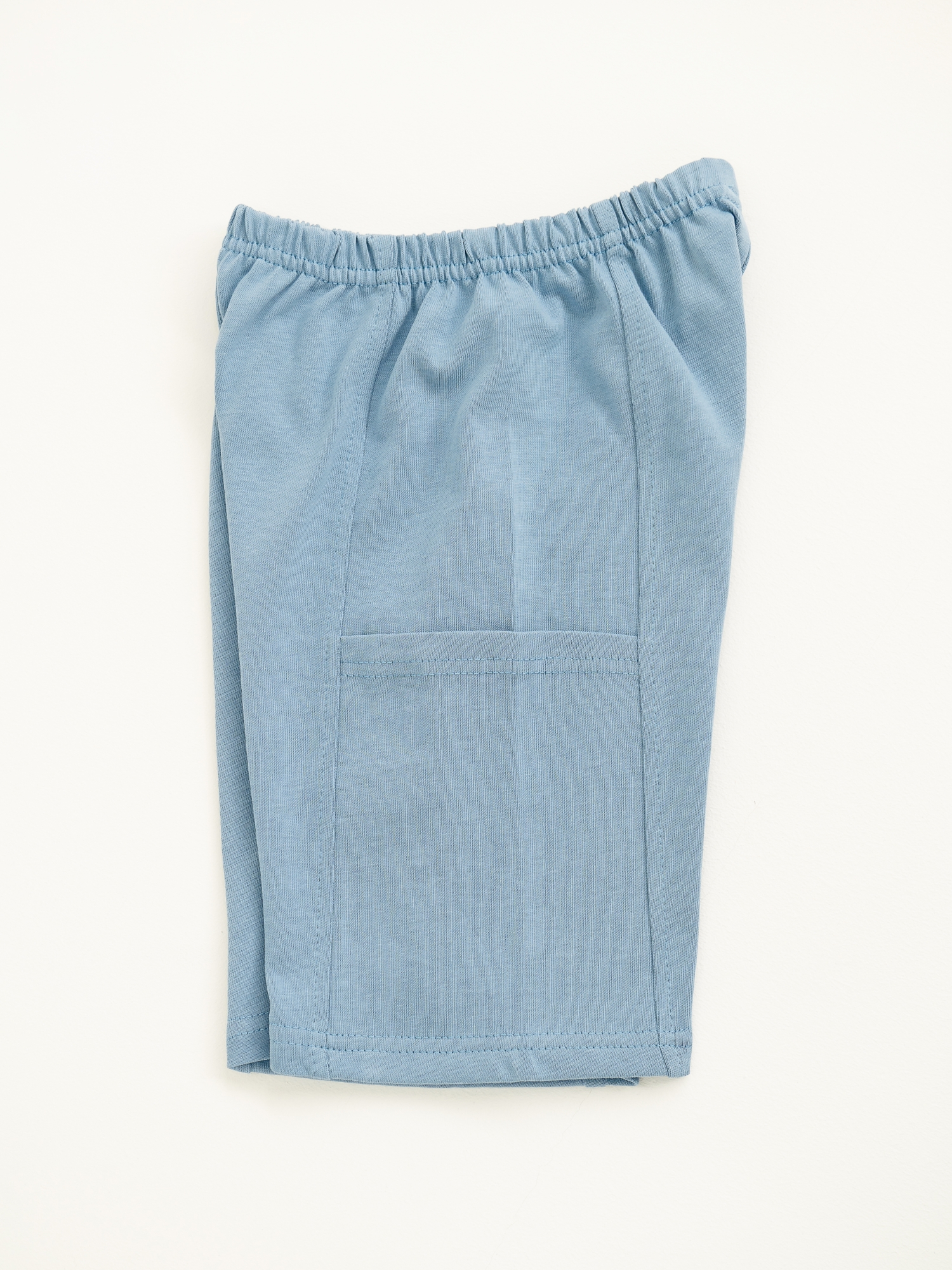 Шорты из тонкого хлопка (104/30, Голубой)