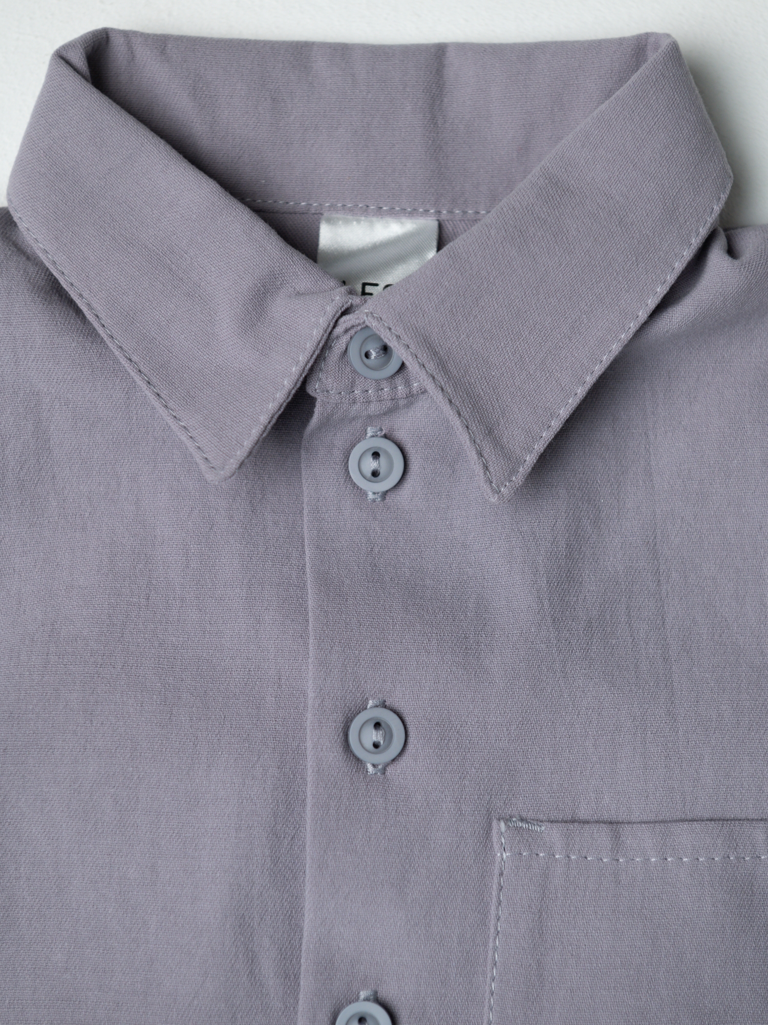 Рубашка для мальчика (98/28, Серый)