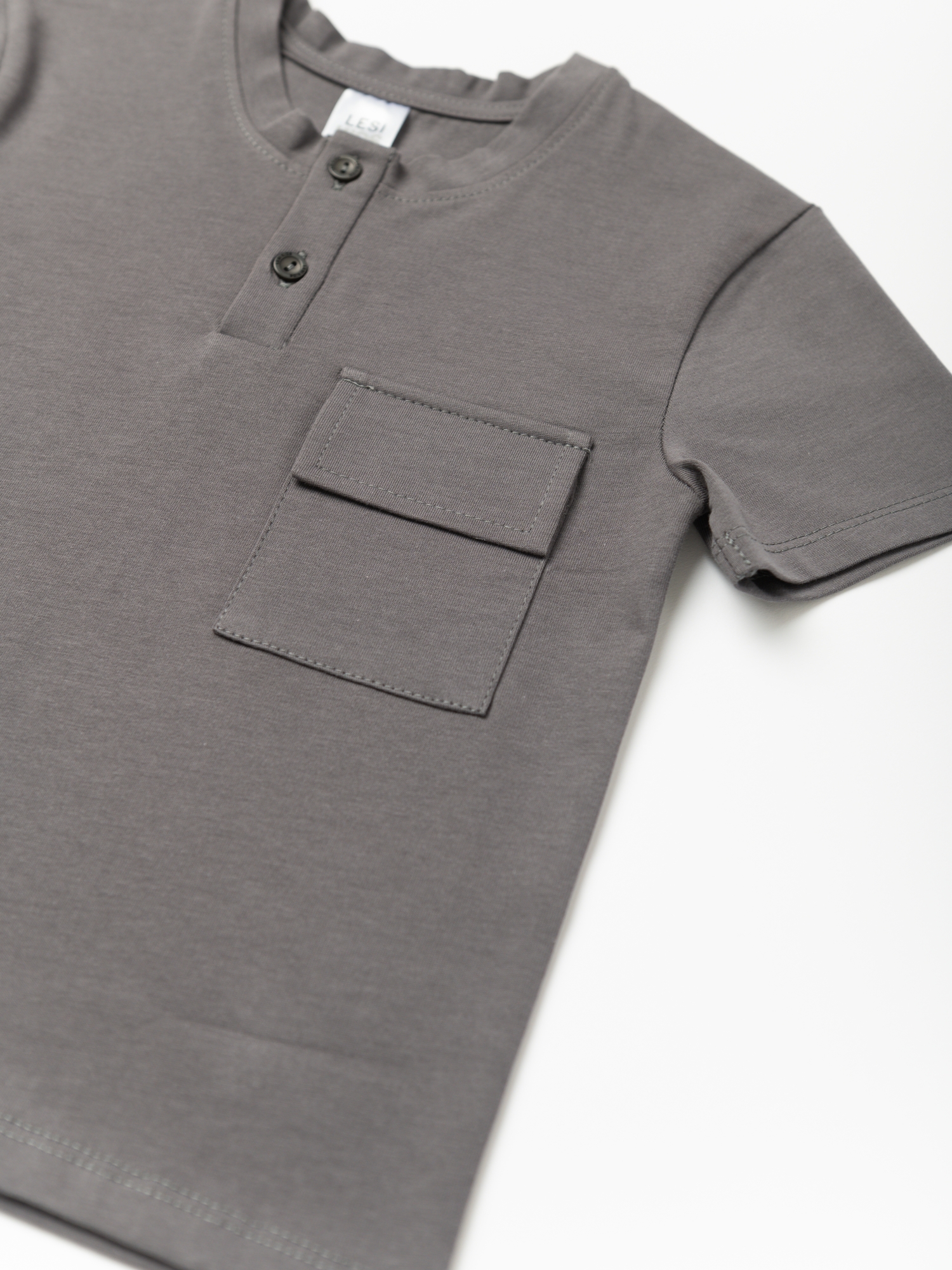 Футболка для мальчика   (98/28, тем.серый)