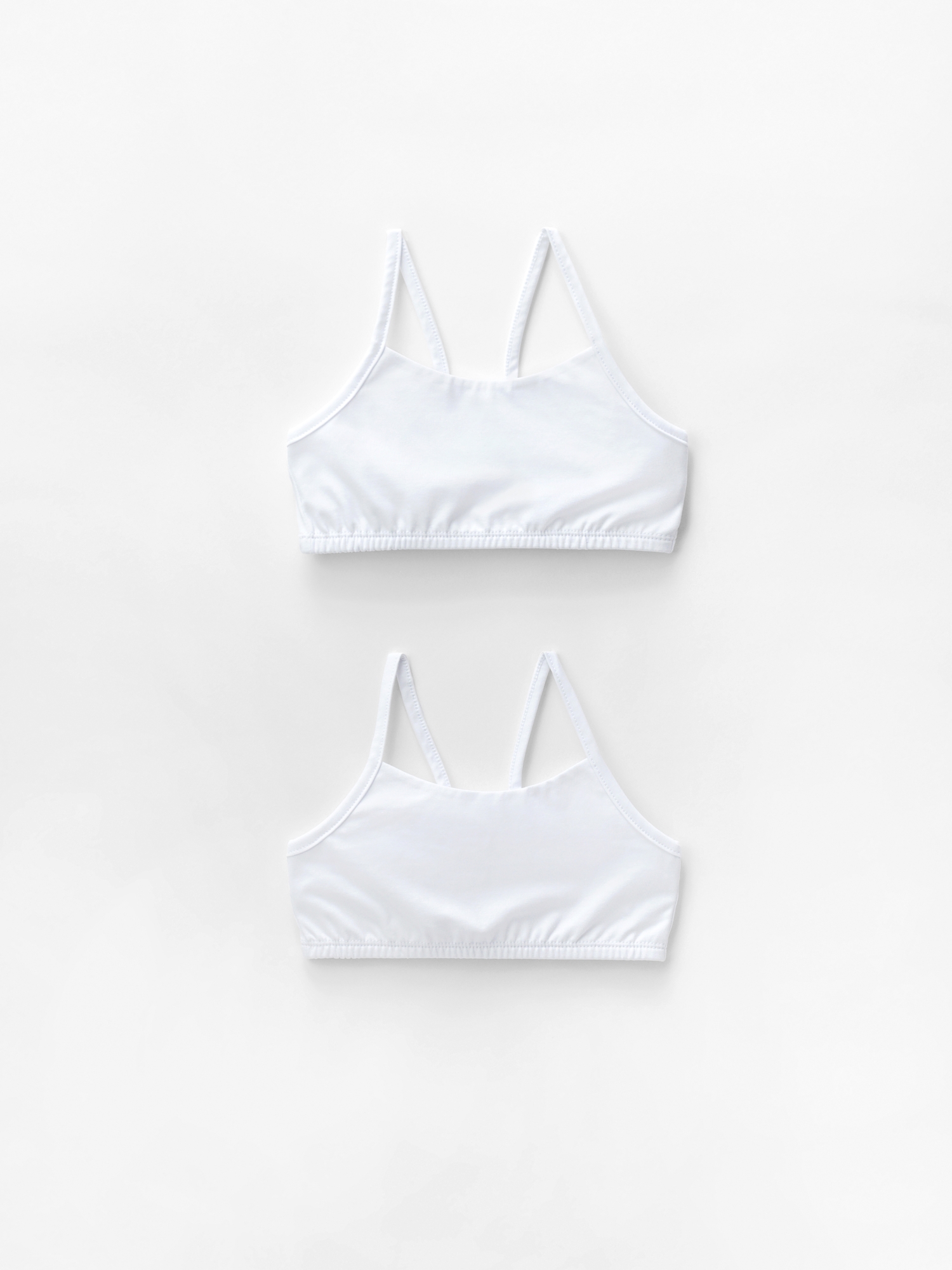 Топ бельевой для девочки (158/40, Белый)