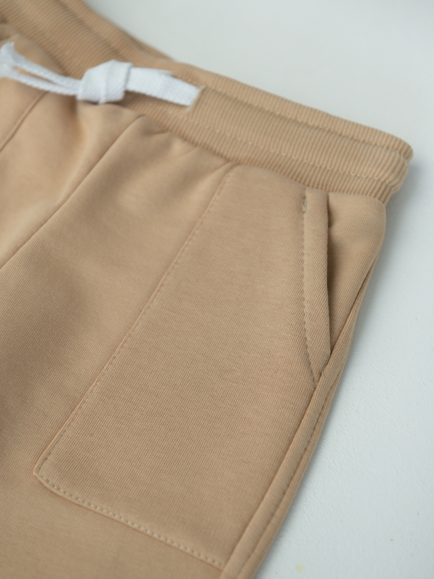 Костюм свитшот+брюки песочный