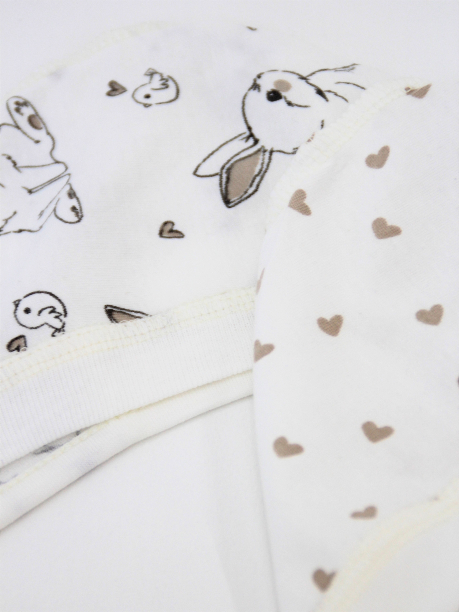 Чепчик комплект 2 шт (40, экрю)