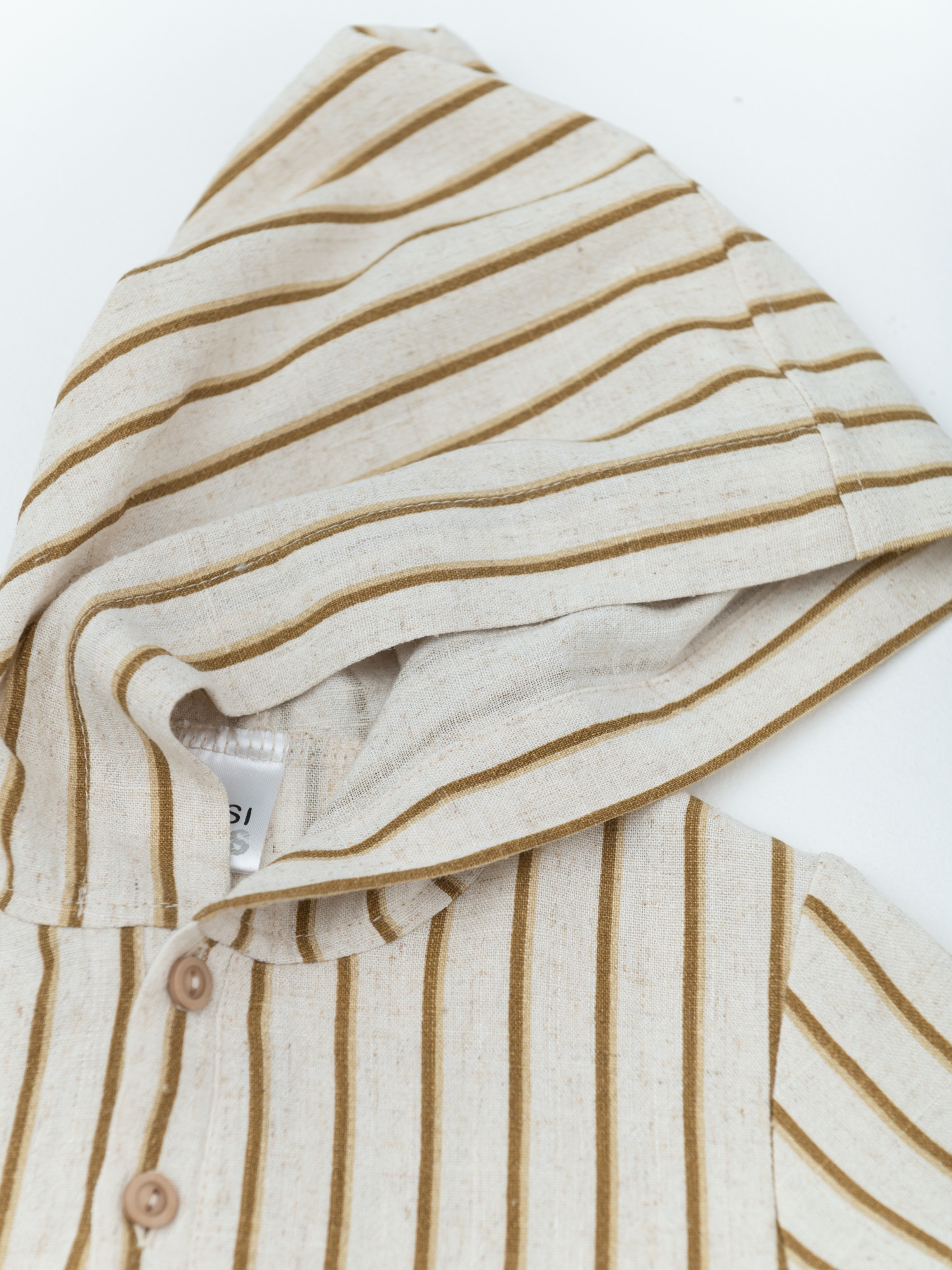 Туника с капюшоном  (104/30, корич/беж)