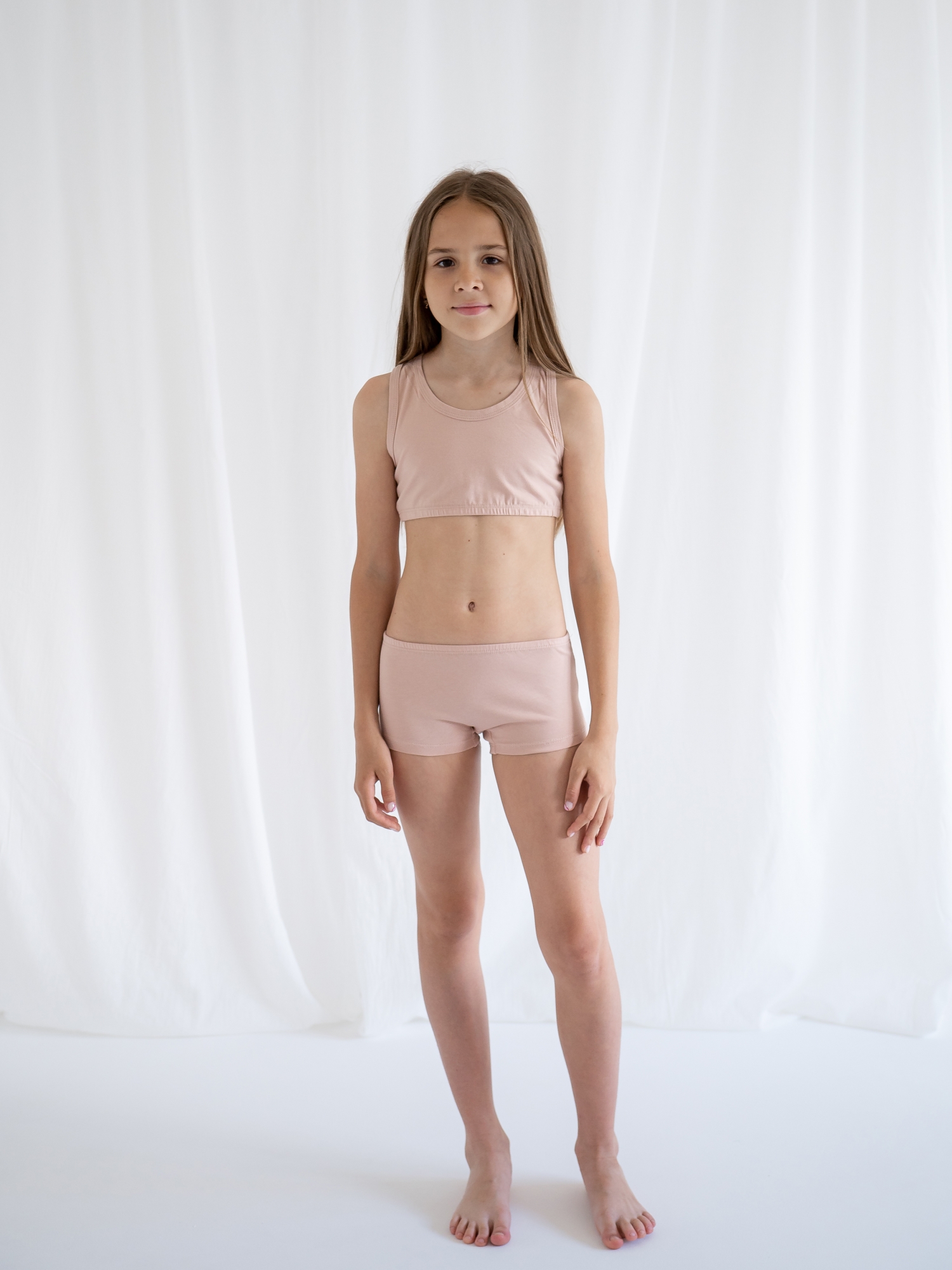 Трусы для девочки (164-170/44, Бежевый)