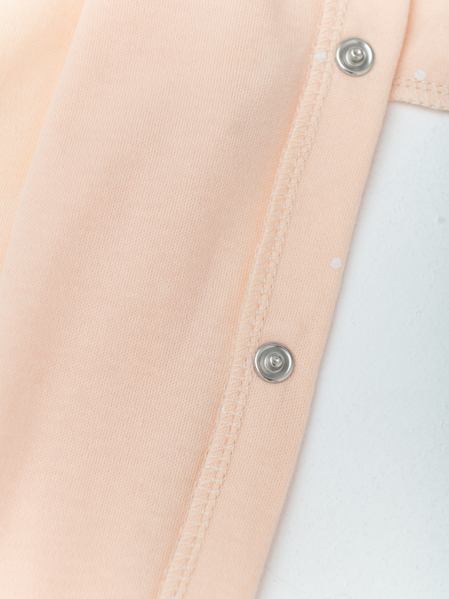 Комбинезон для новорожденных 2 шт. (56/18, бел/персик)