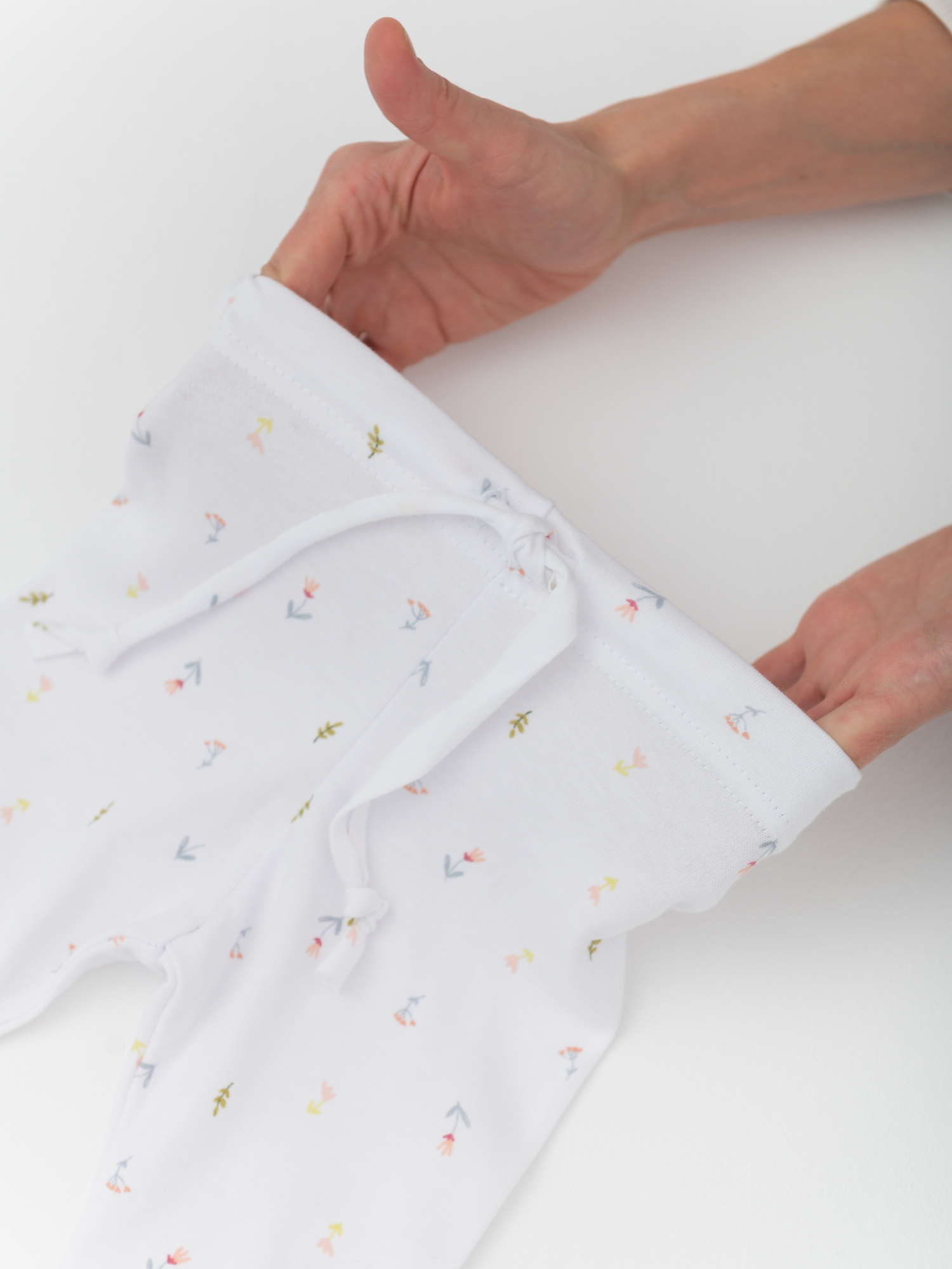 Ползунки набор для девочки 2шт (98/28, бел/персик)