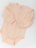 Набор боди для девочки 2шт (74/22, бел/персик)