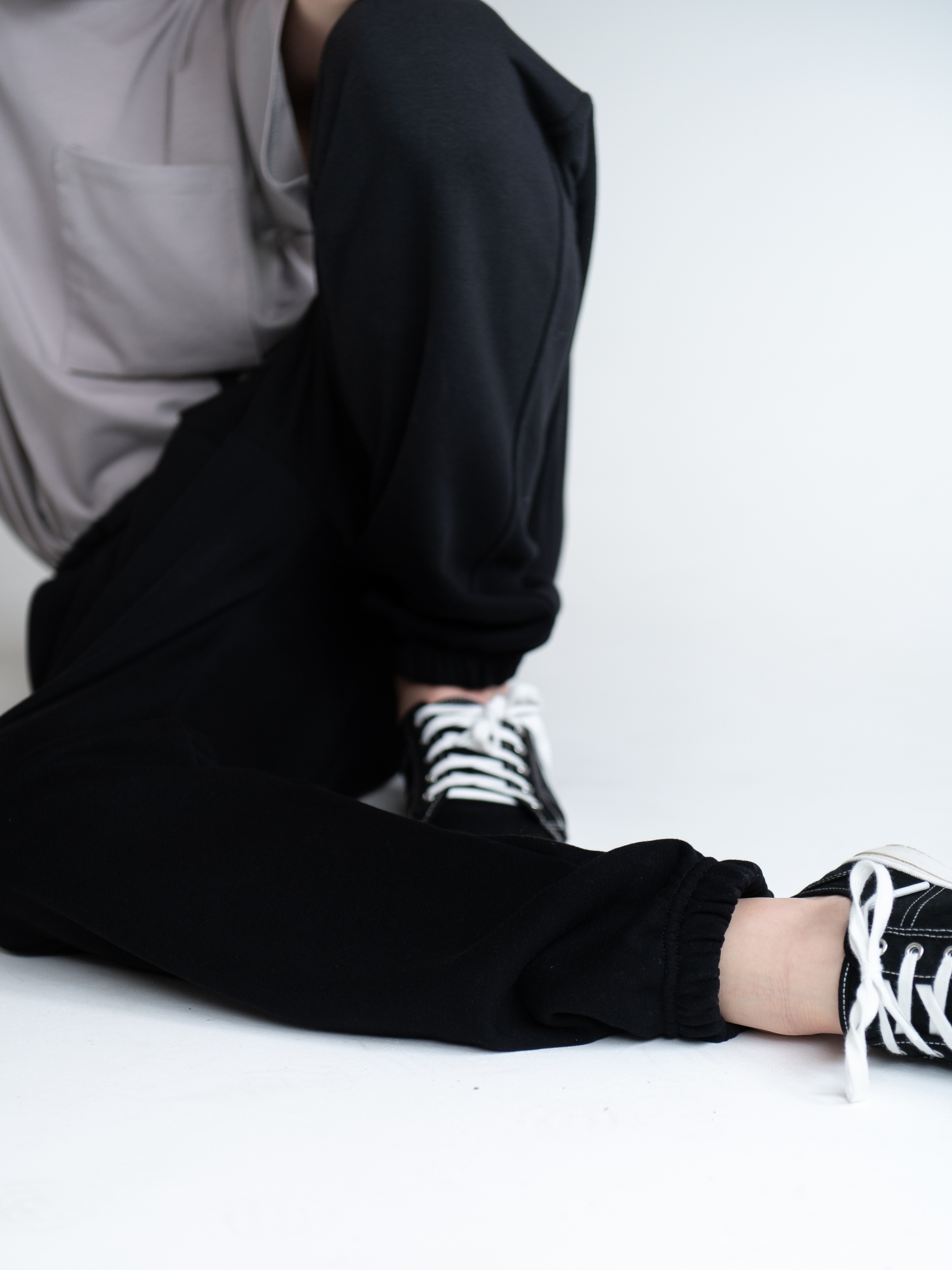 Джоггеры для мальчика (134/34, Черный)