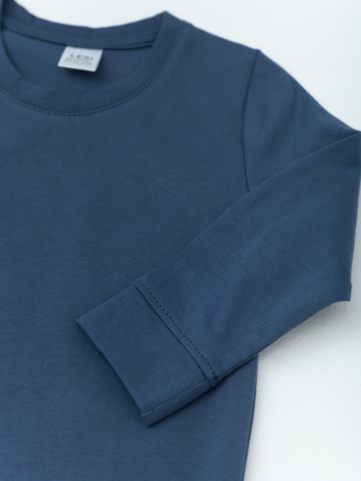 Лонгслив для мальчика (98/28, синий)