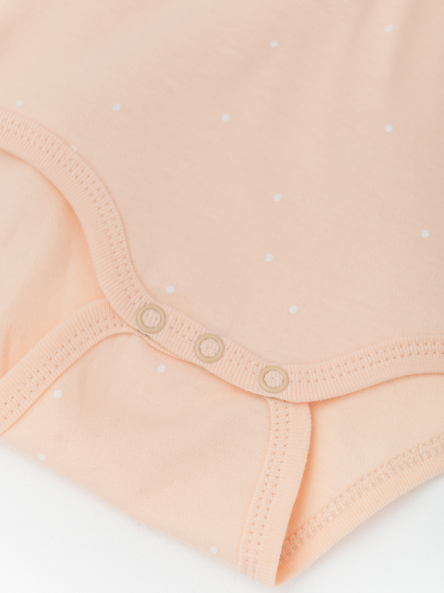 Набор боди для девочки 2шт (74/22, бел/персик)