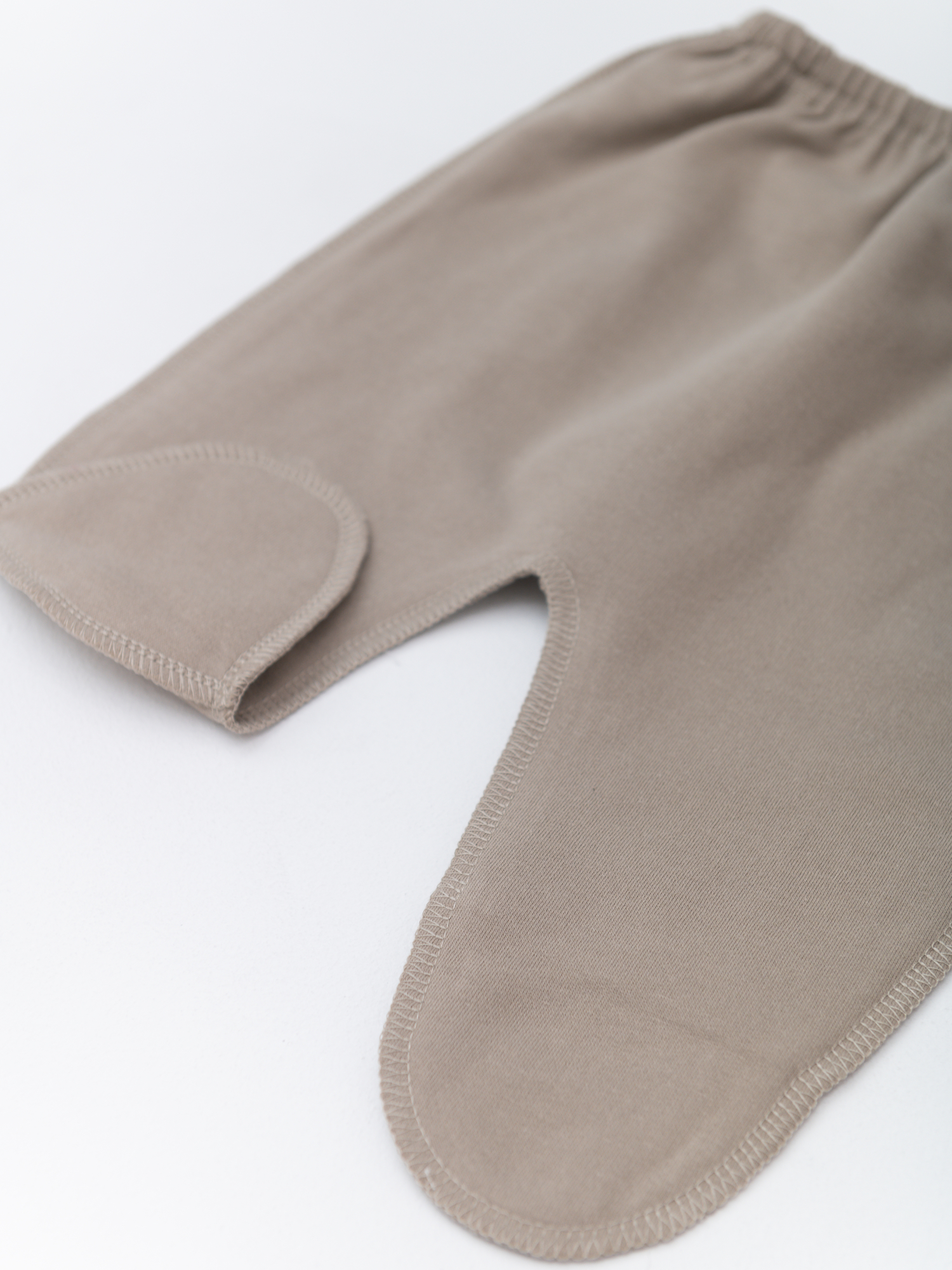 Ползунки со следом утеплённые (56/18, мокко)