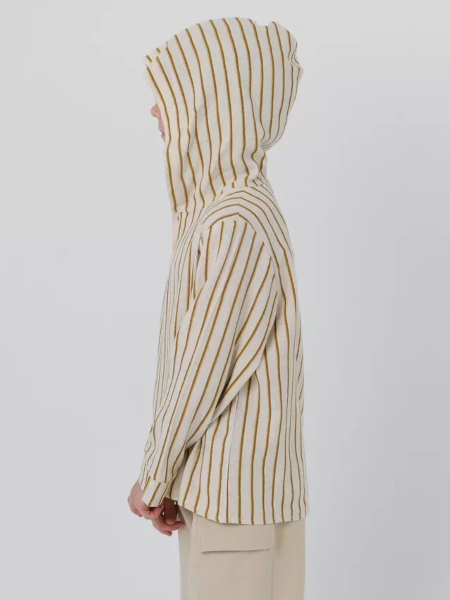 Туника с капюшоном  (104/30, корич/беж)