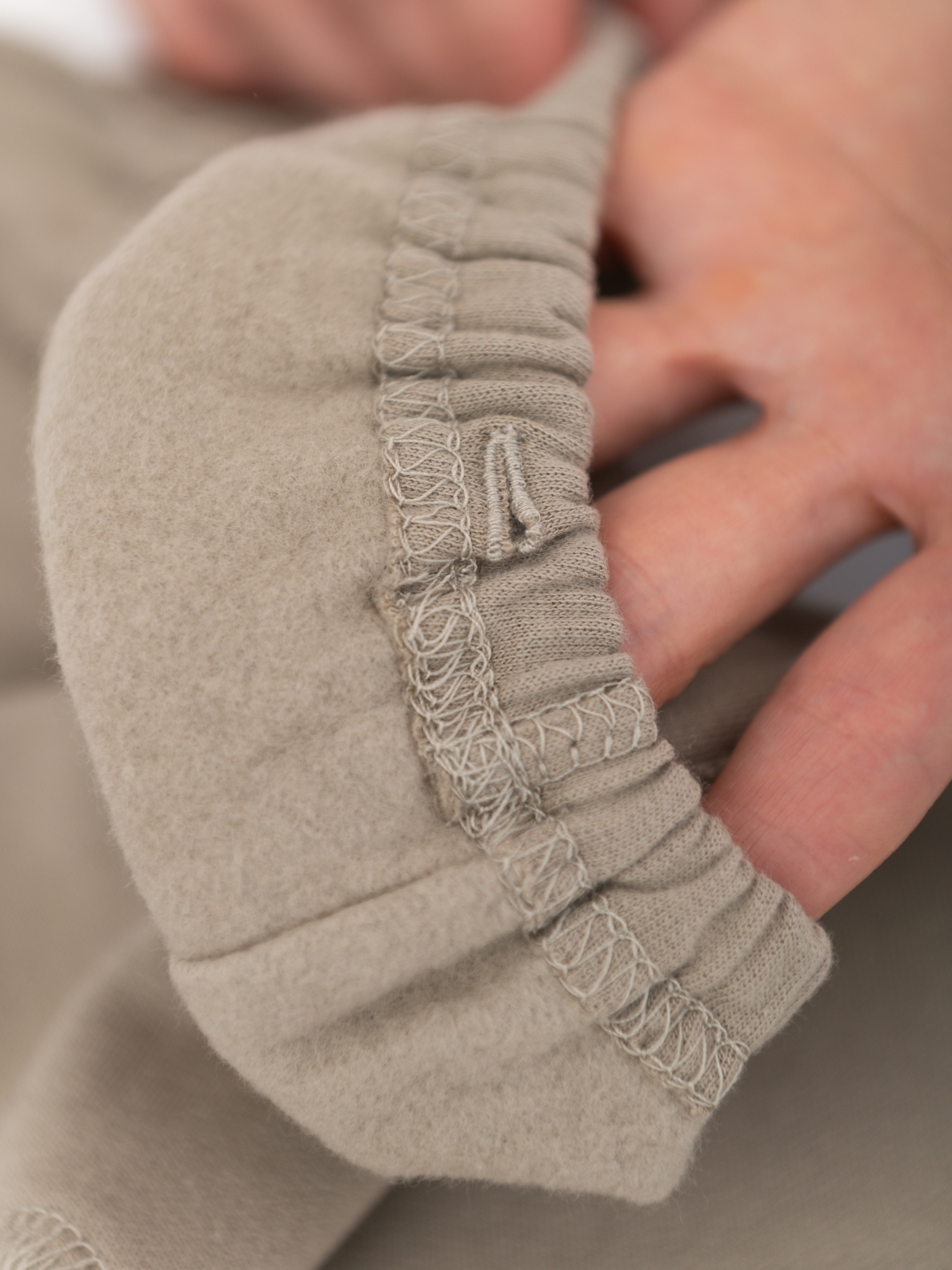 Ползунки утепленные (62/20, беж/бирюза)