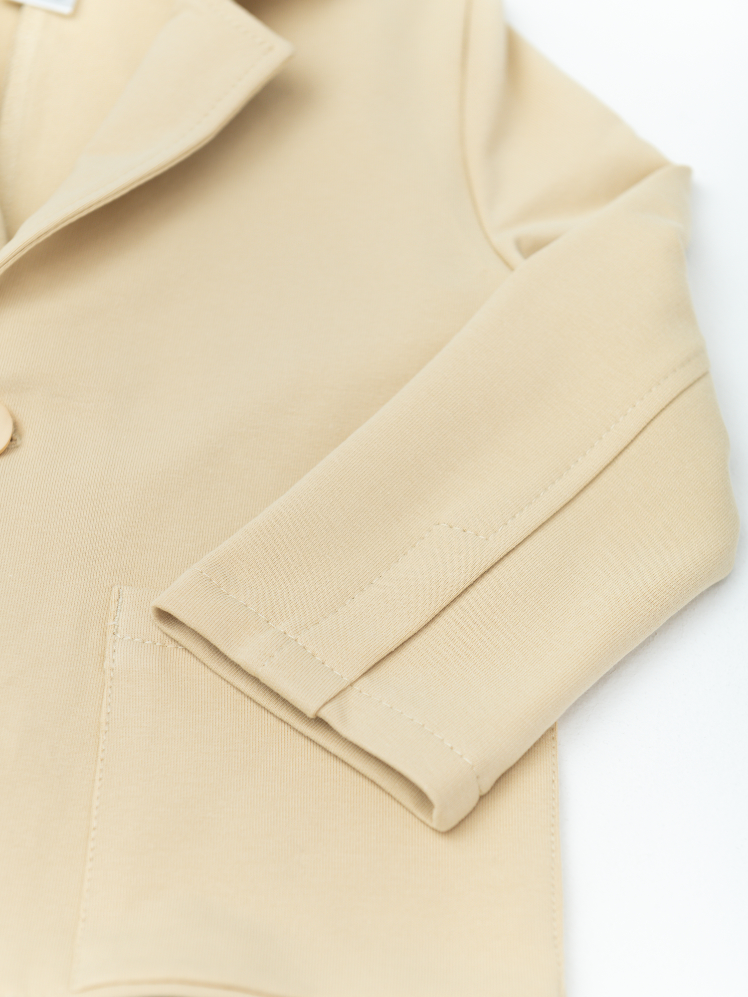 Жакет для мальчика (104/30, бежевый)