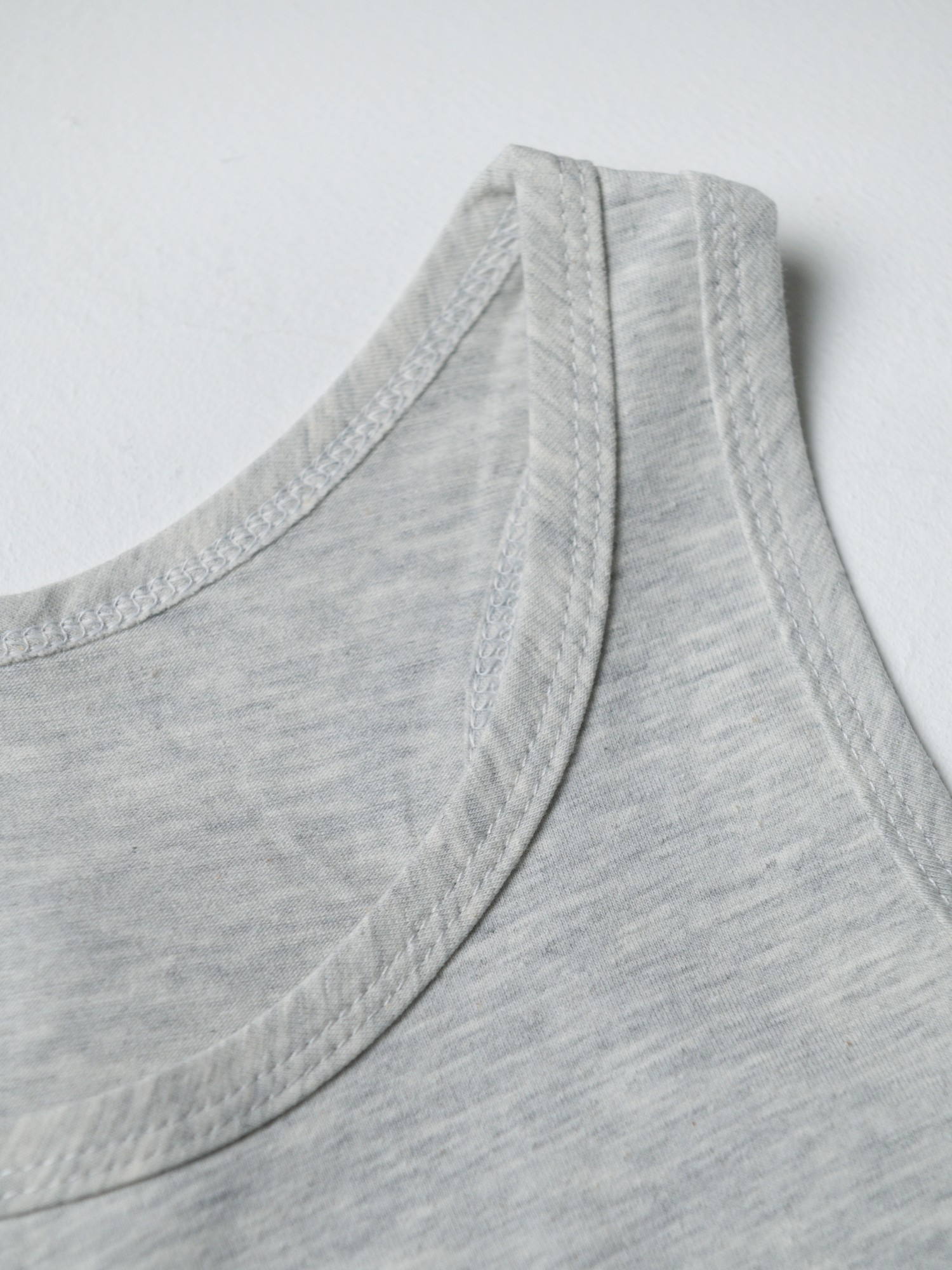 Топ для девочки (128/34, Сер/Меланж)