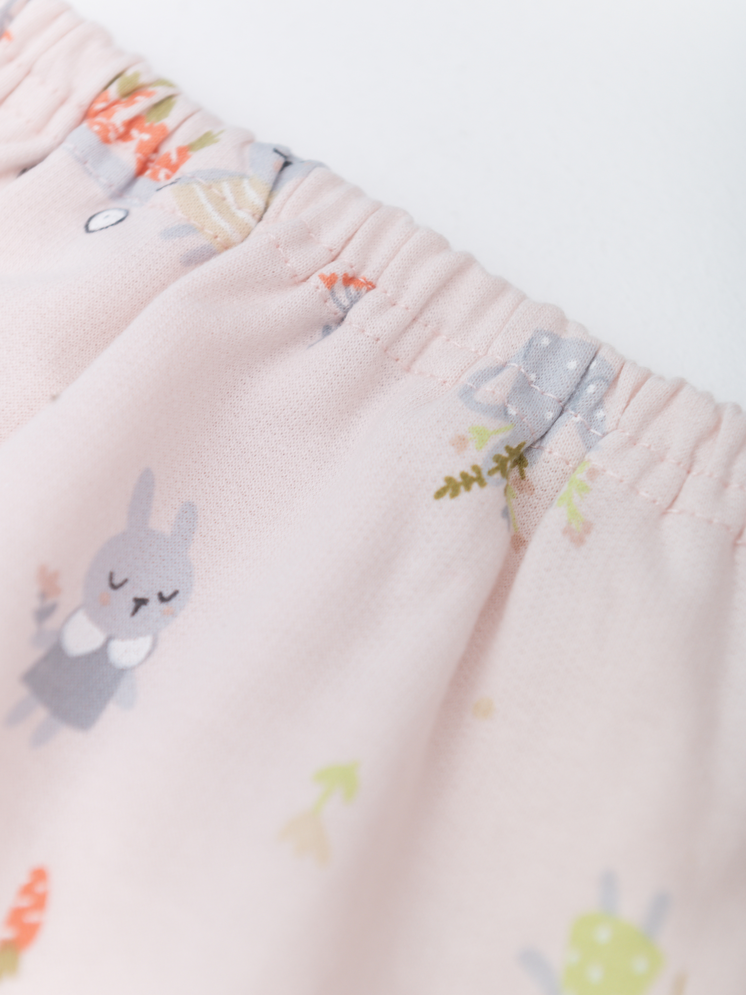 Ползунки со следом утеплённые (68/22, розовый)