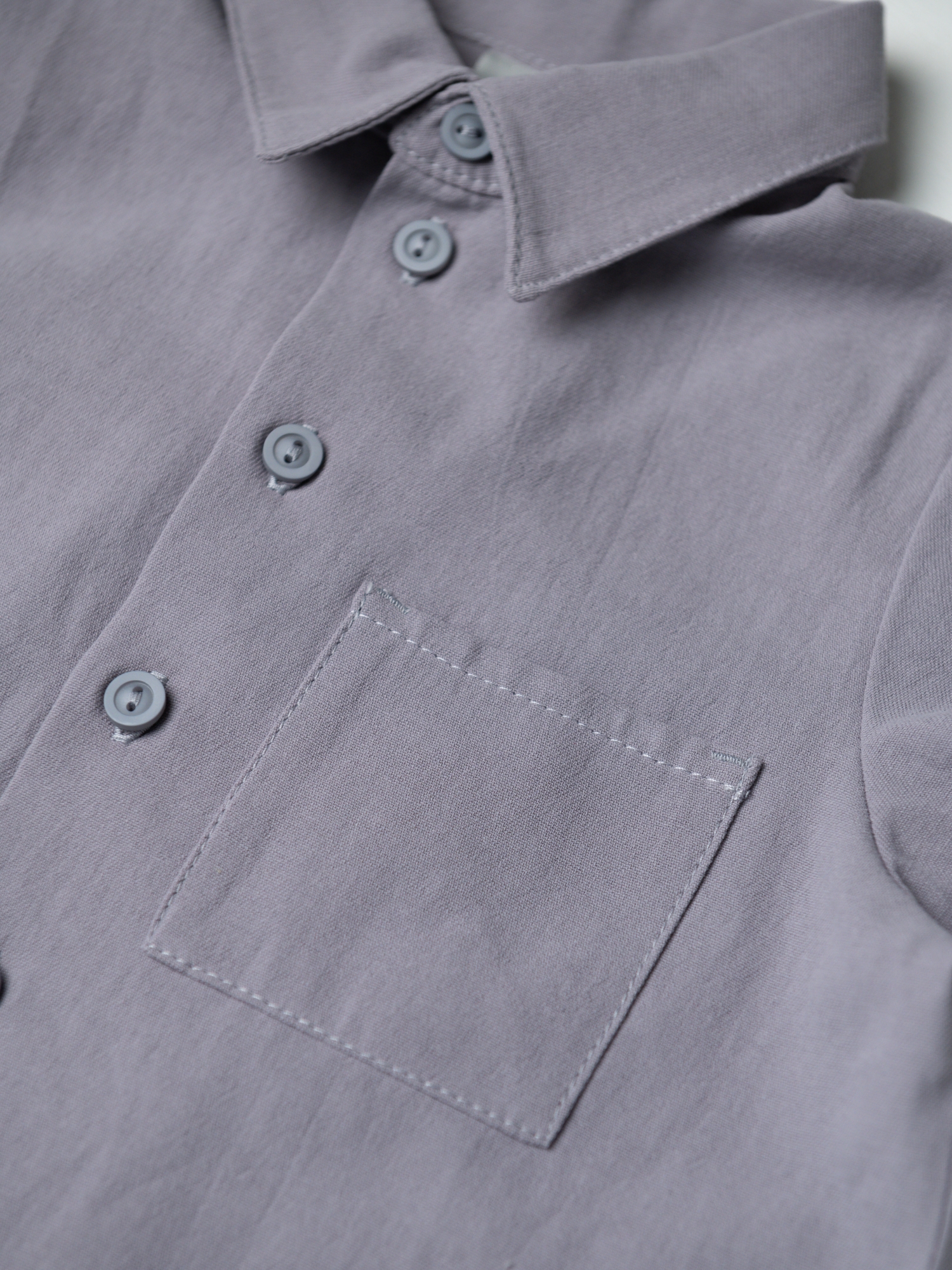 Рубашка для мальчика (98/28, Серый)