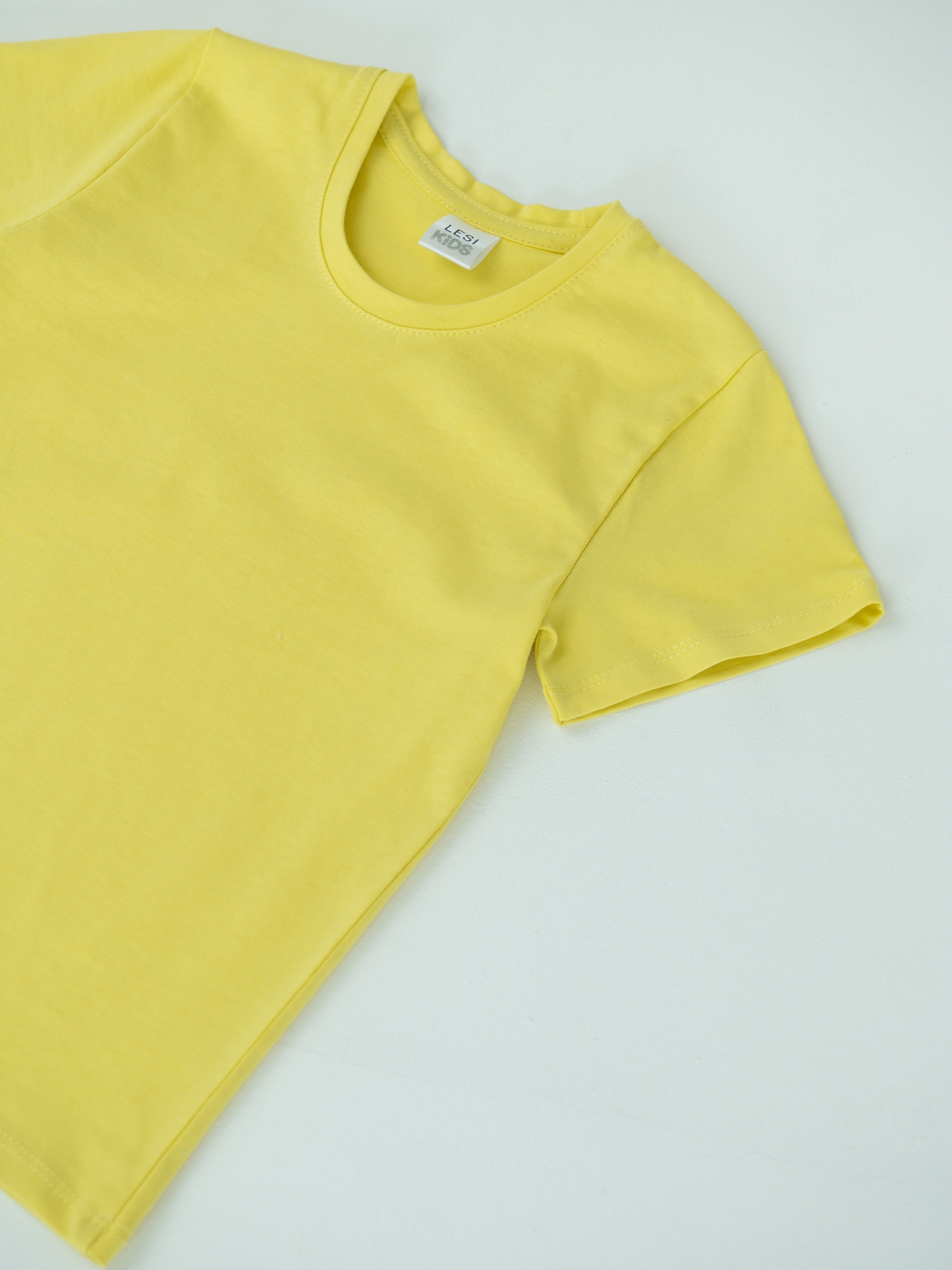 Футболка детская желтая
