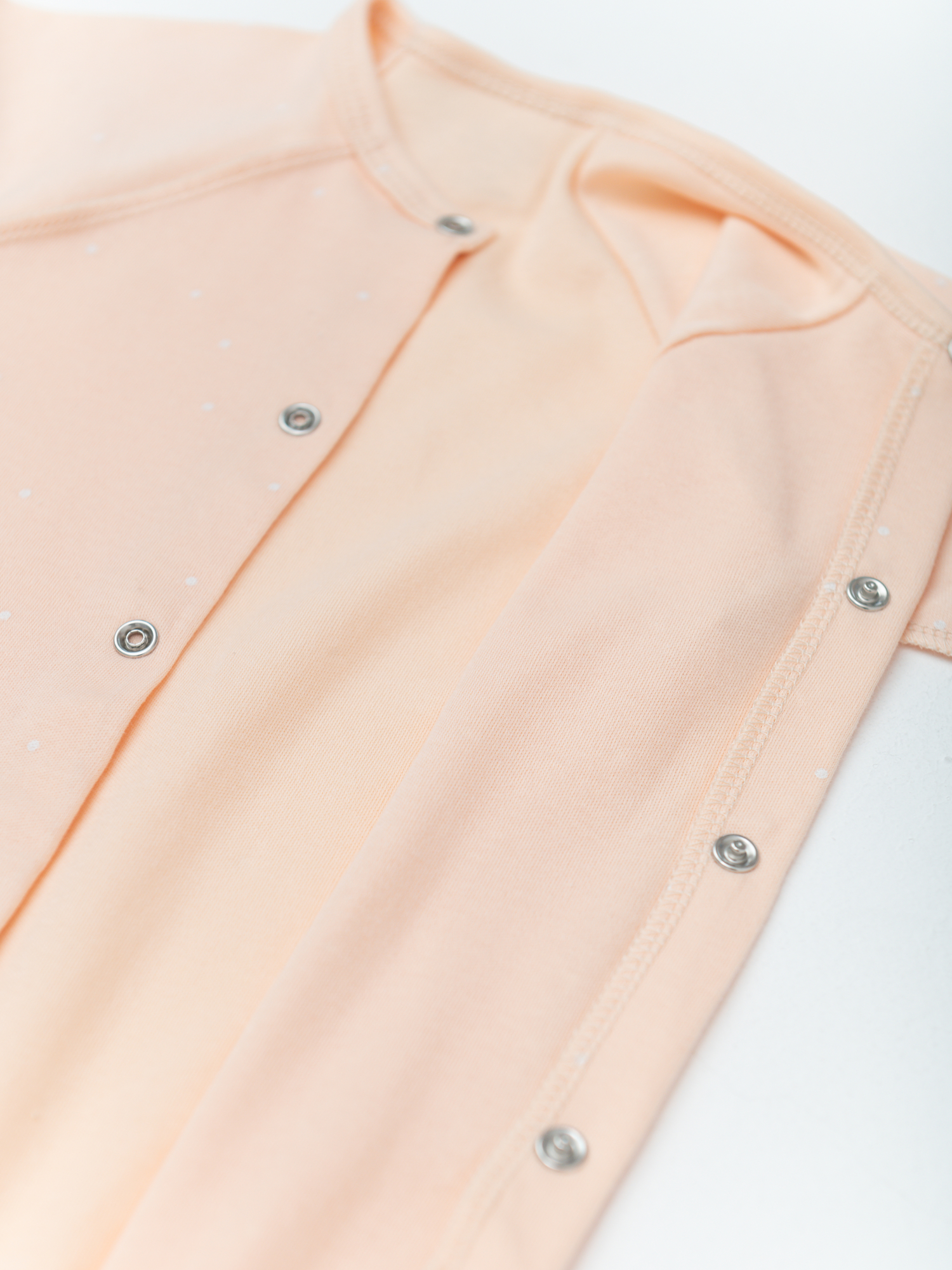 Комбинезон для новорожденных 2 шт. (56/18, бел/персик)