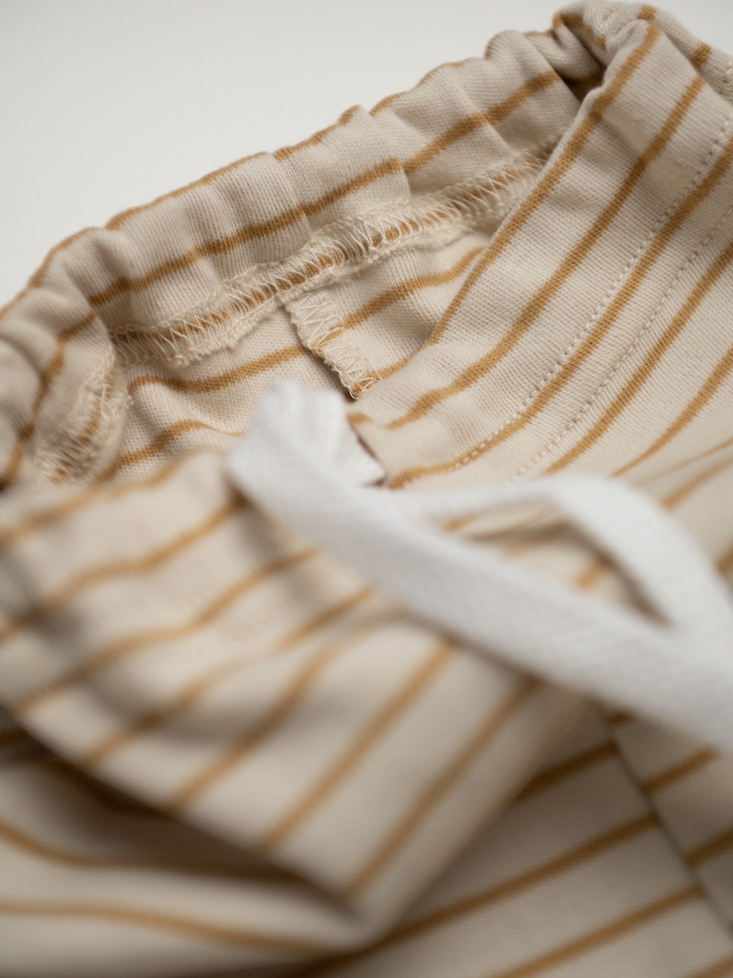 Штанишки для малышей из хлопкого интерлока  (68/22, Бежевый/Желтый)