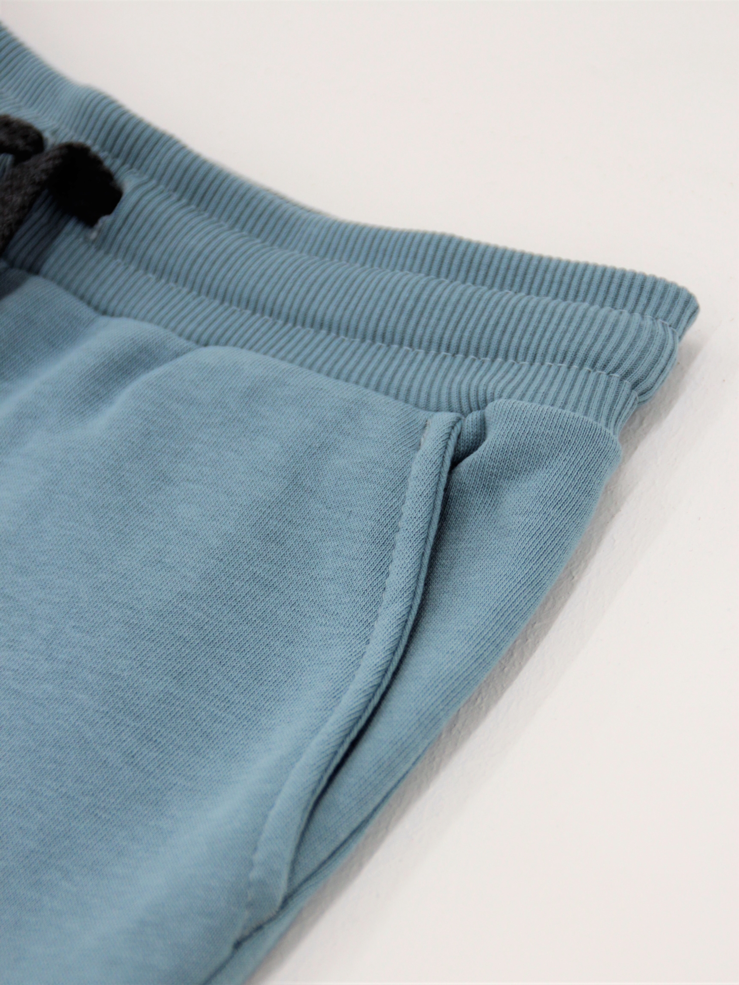 Брюки трикотажные  (134/34, Голубой)