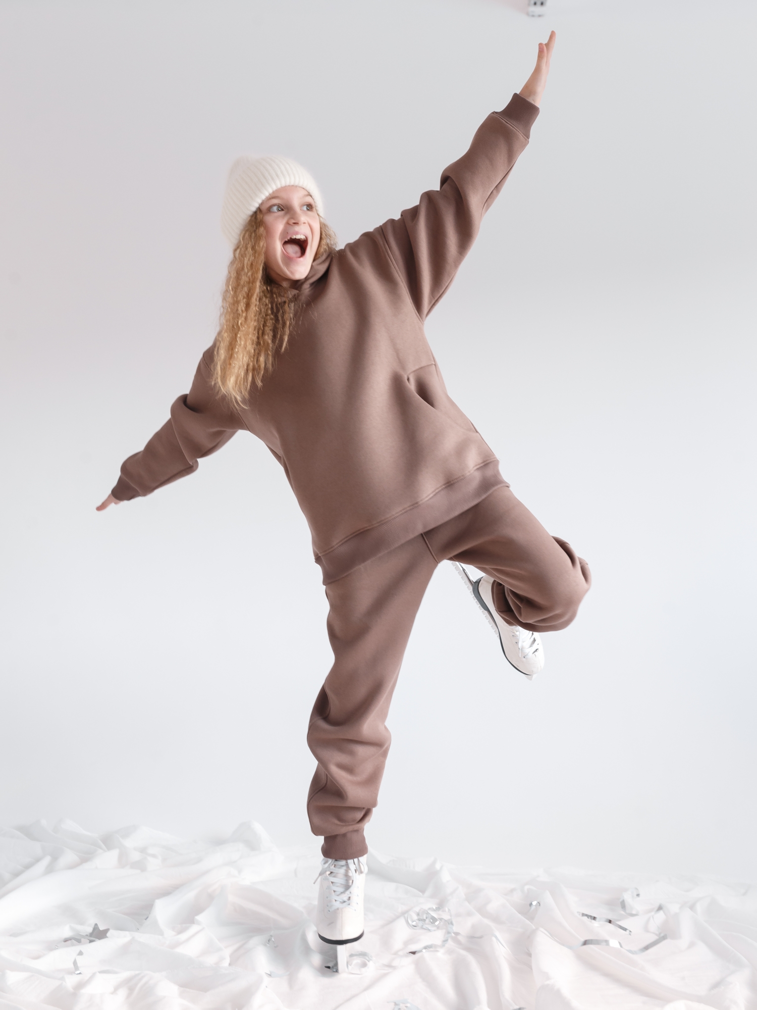 Костюм для девочки  (134/34, Мокко)