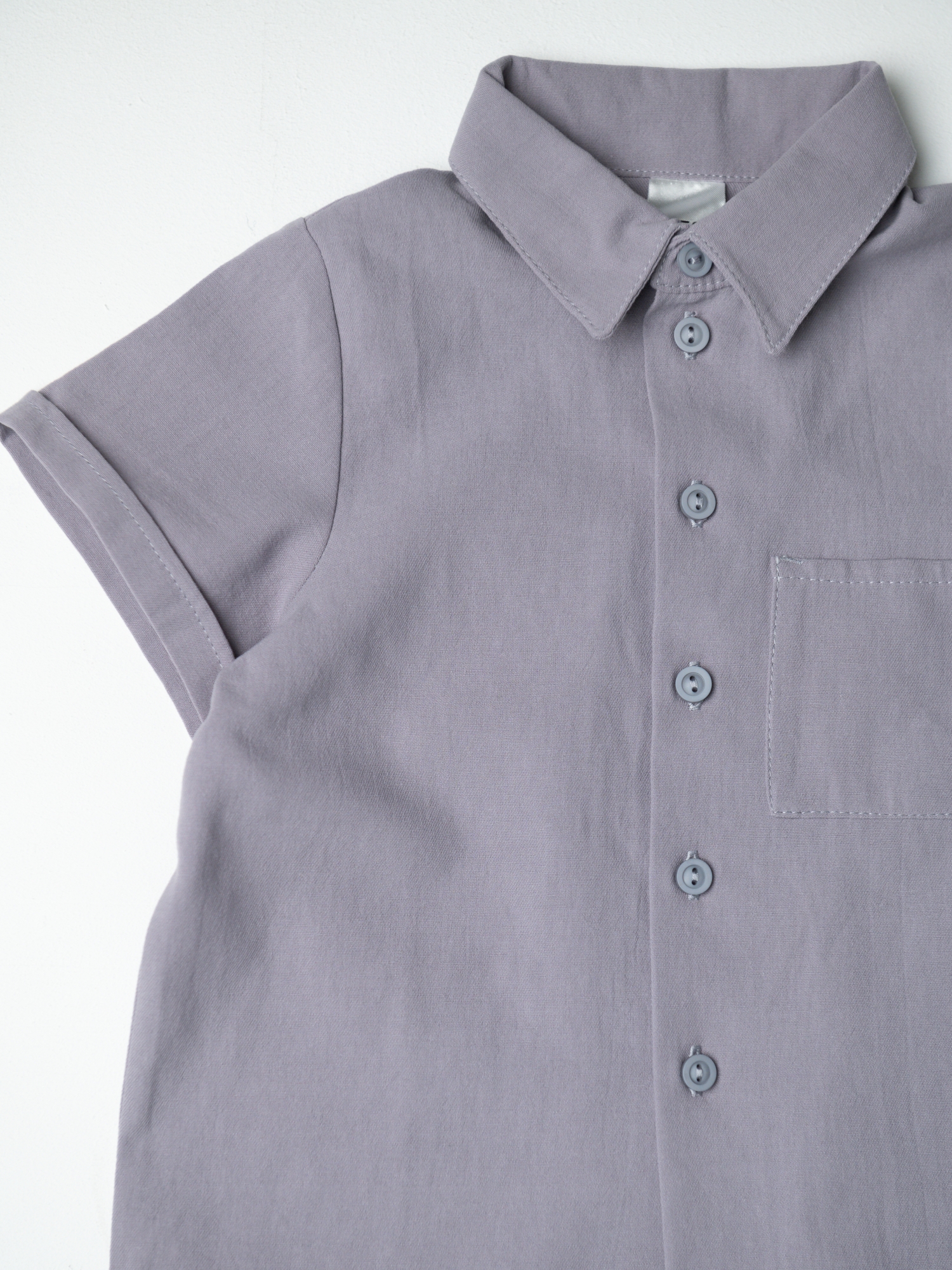 Рубашка для мальчика (98/28, Серый)