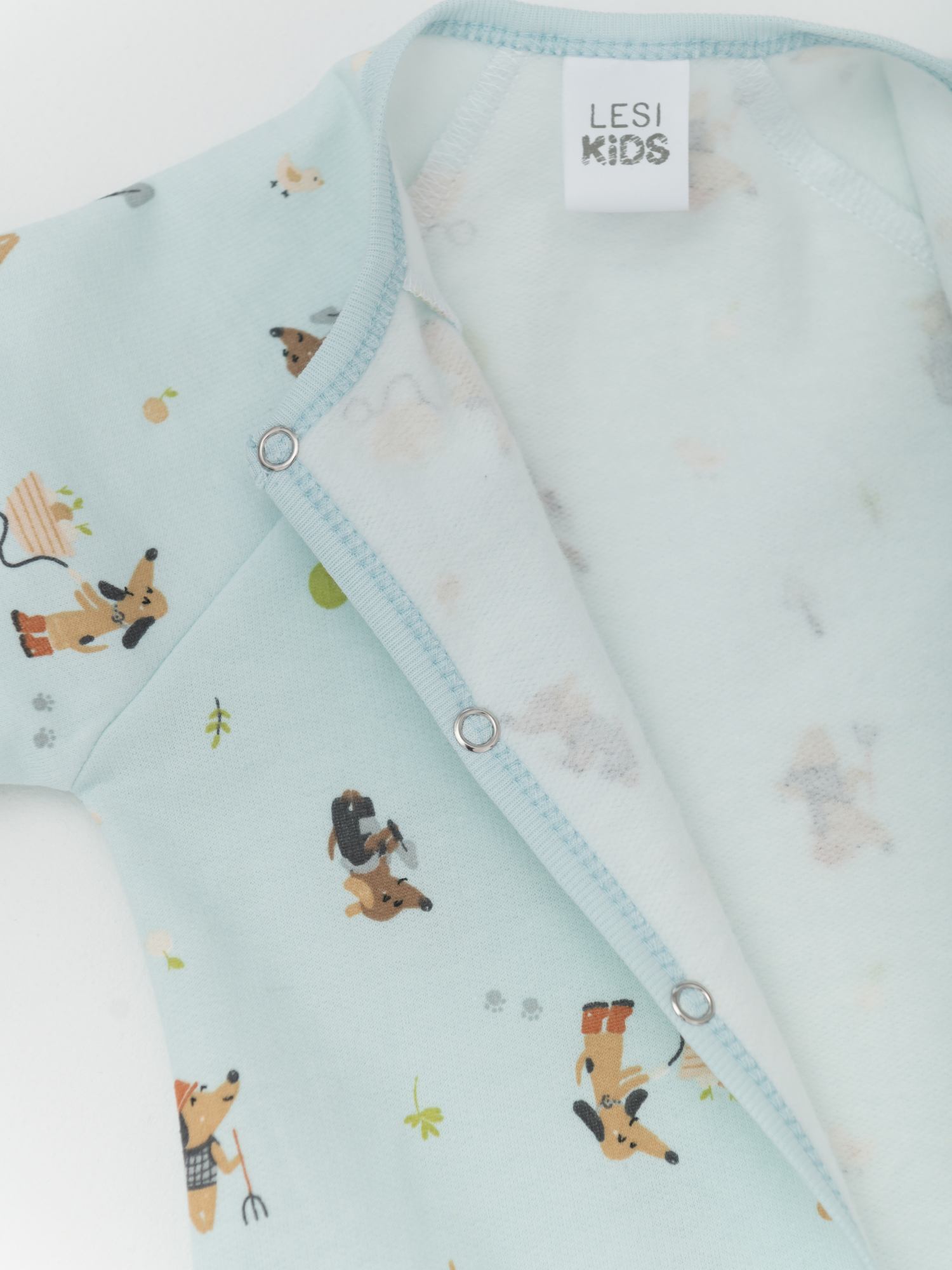 Комбинезон набор 2шт утеплённый (92/28, беж/голубой)