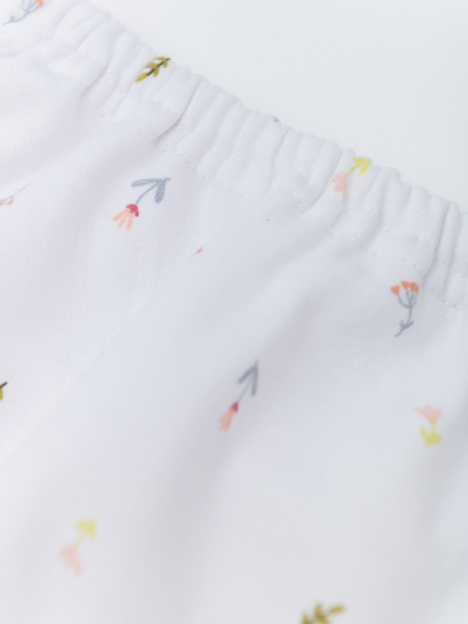 Ползунки со следом утеплённые (68/22, белый)