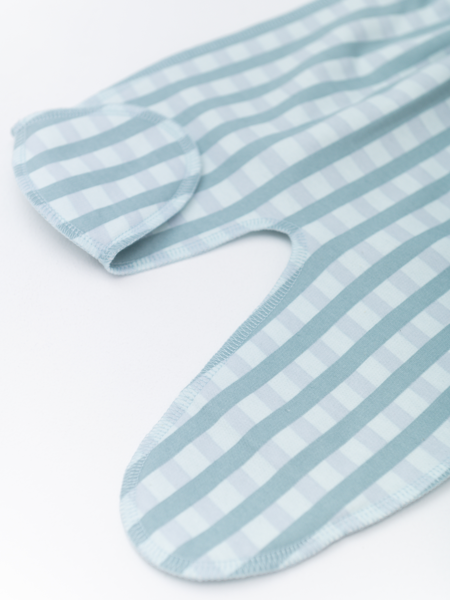 Ползунки со следом утеплённые (56/18, клетка)