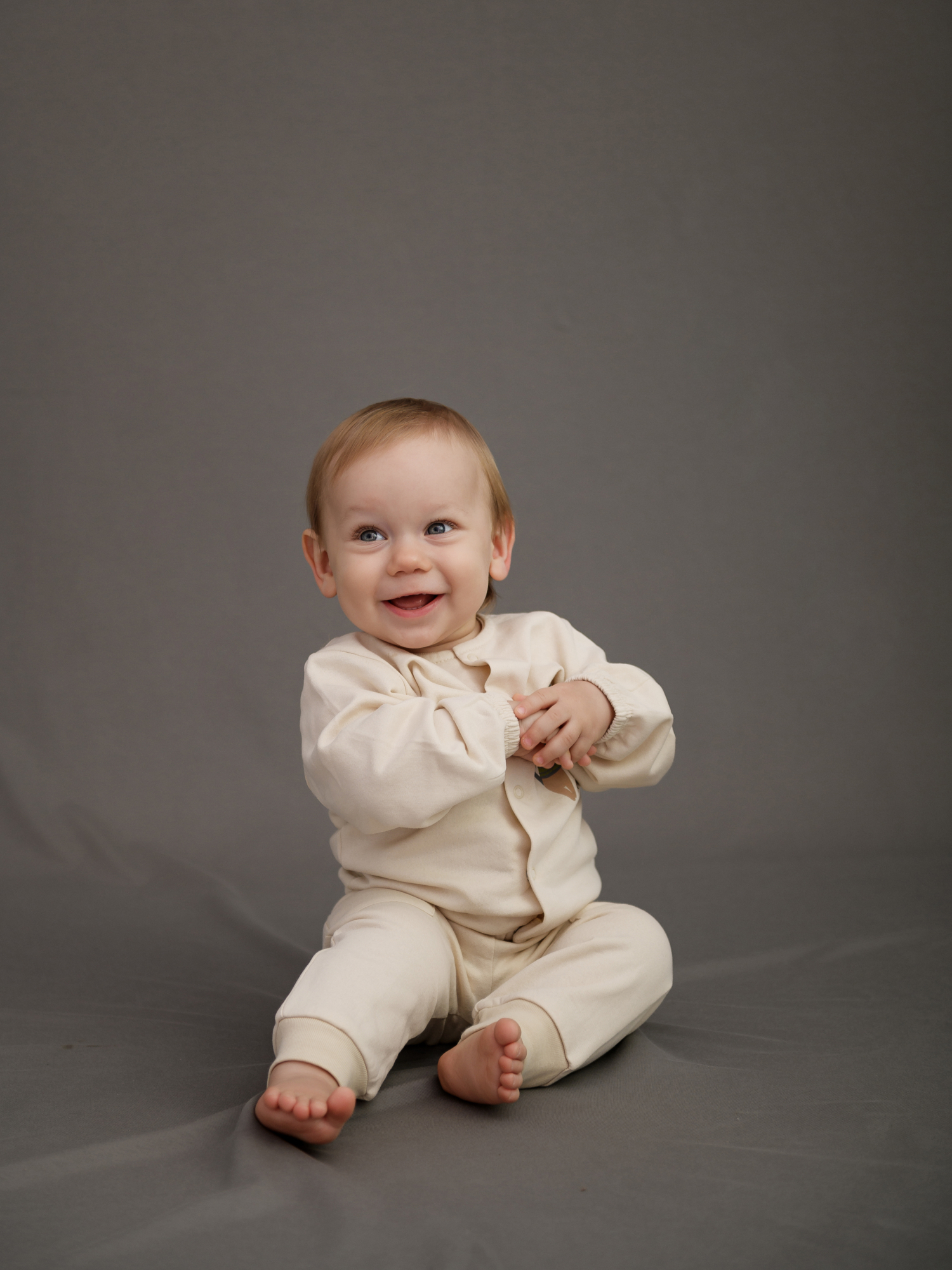 Штанишки из тонкого хлопка комплект 3 шт (68/22, беж/бирюза)