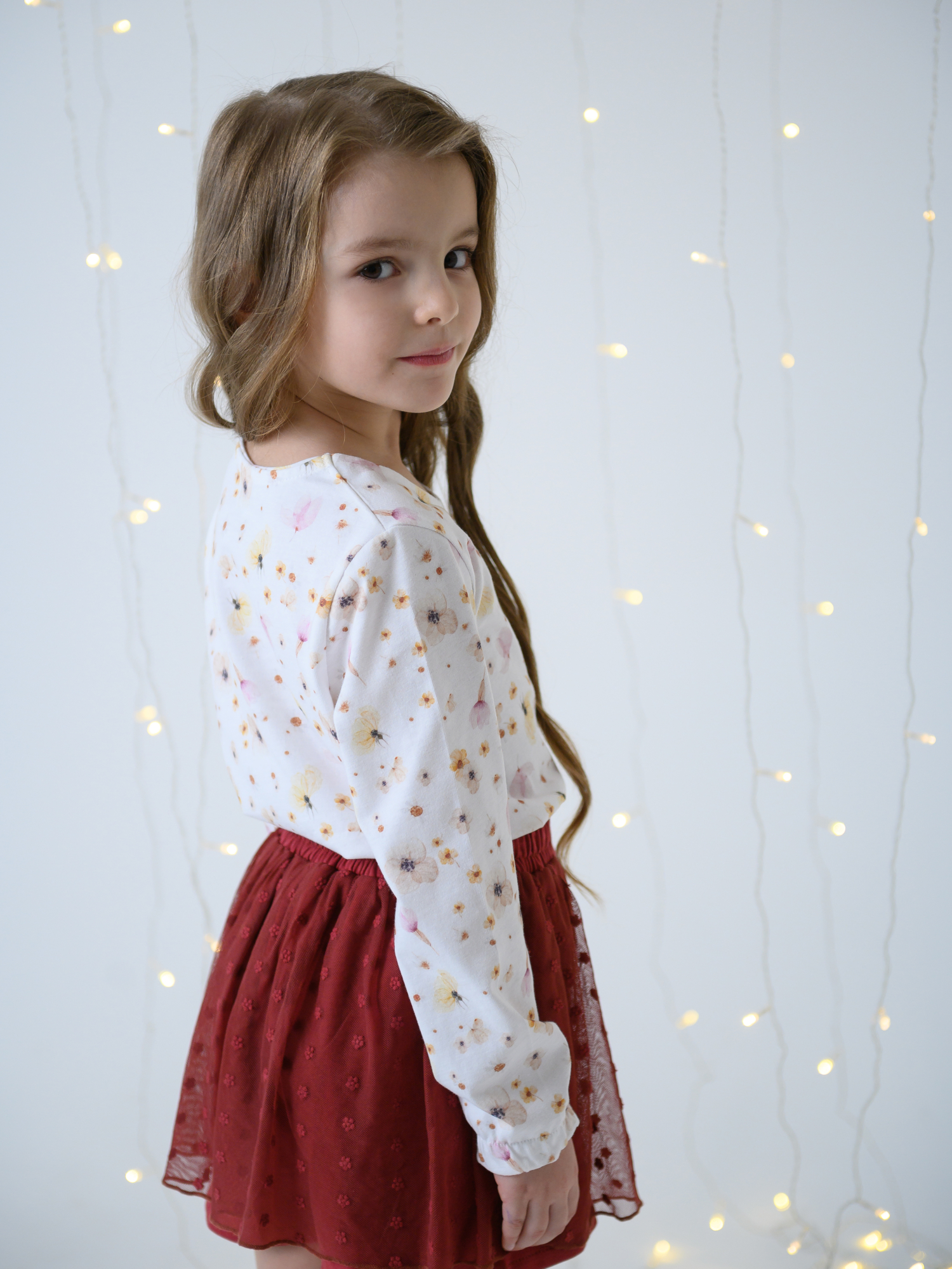 Шорты для девочки (бордо, 98/28)