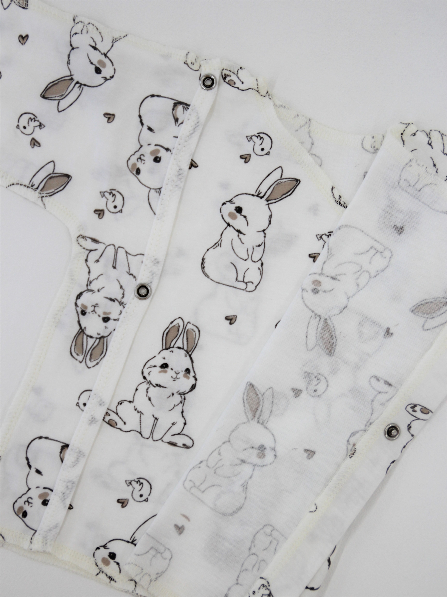 Распашонка для новорожденных комплект 2 шт (56/18 Молочный)