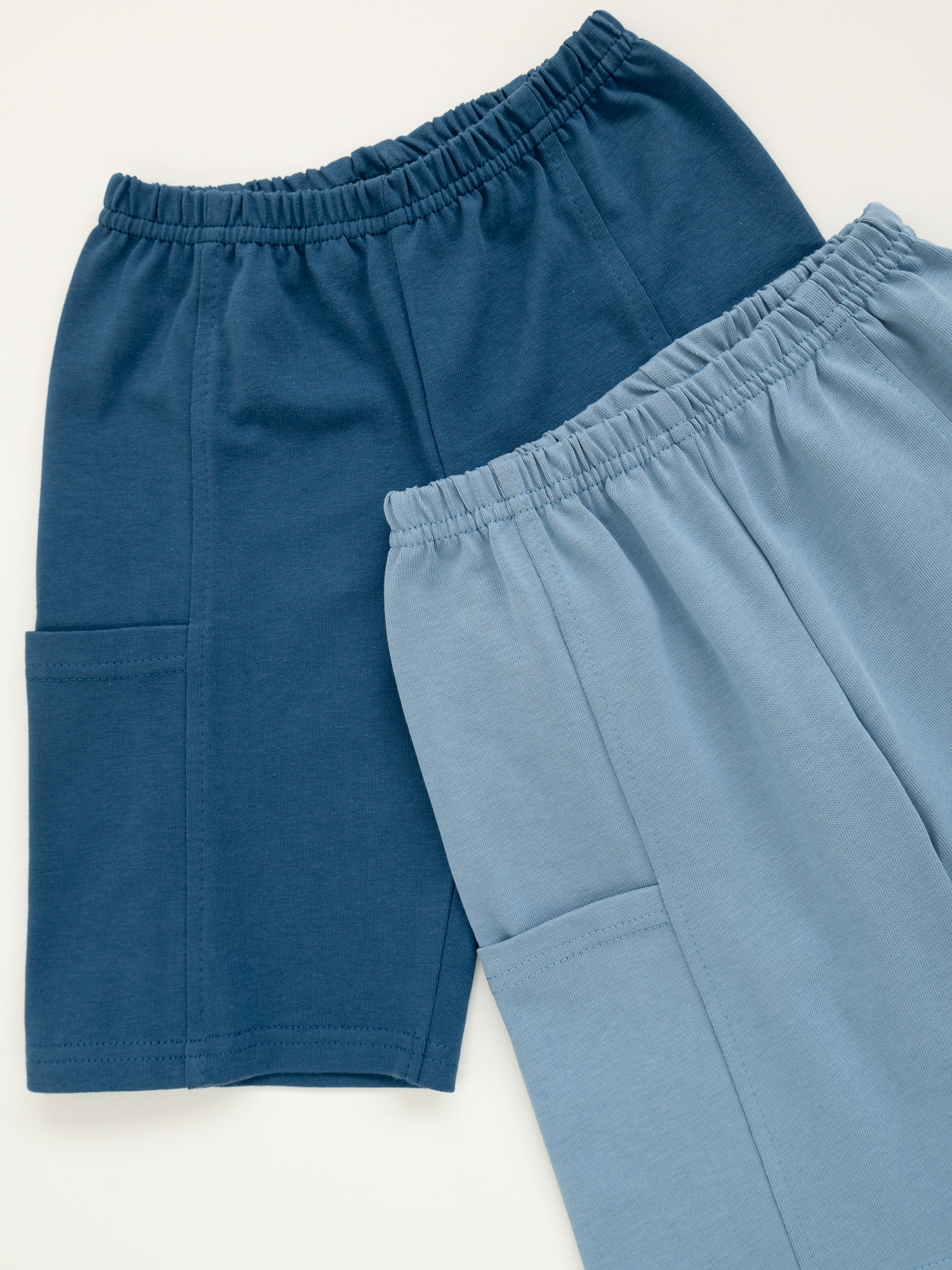 Шорты из тонкого хлопка (104/30, Голубой)