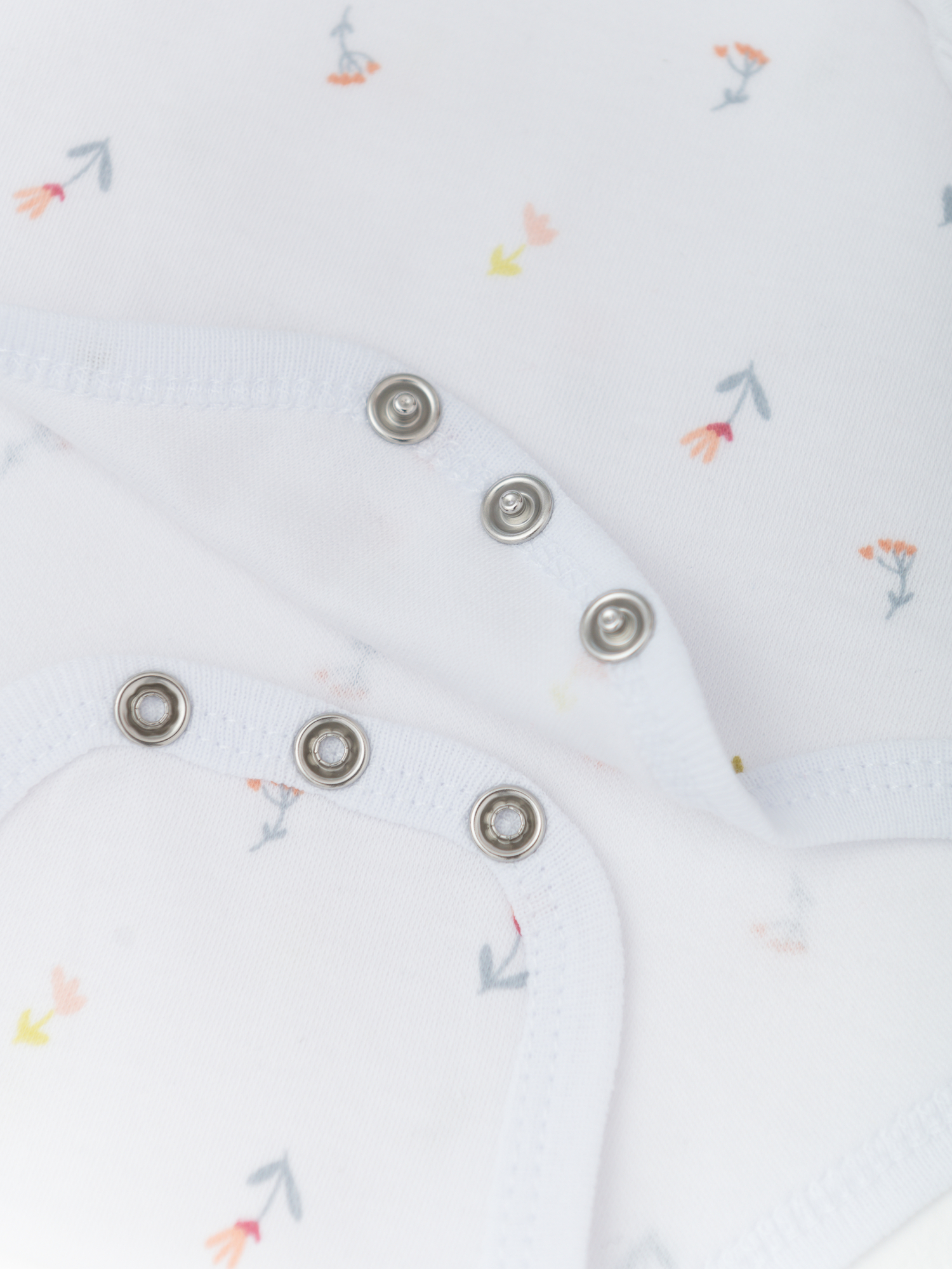 Набор боди для девочки 2шт (74/22, бел/персик)