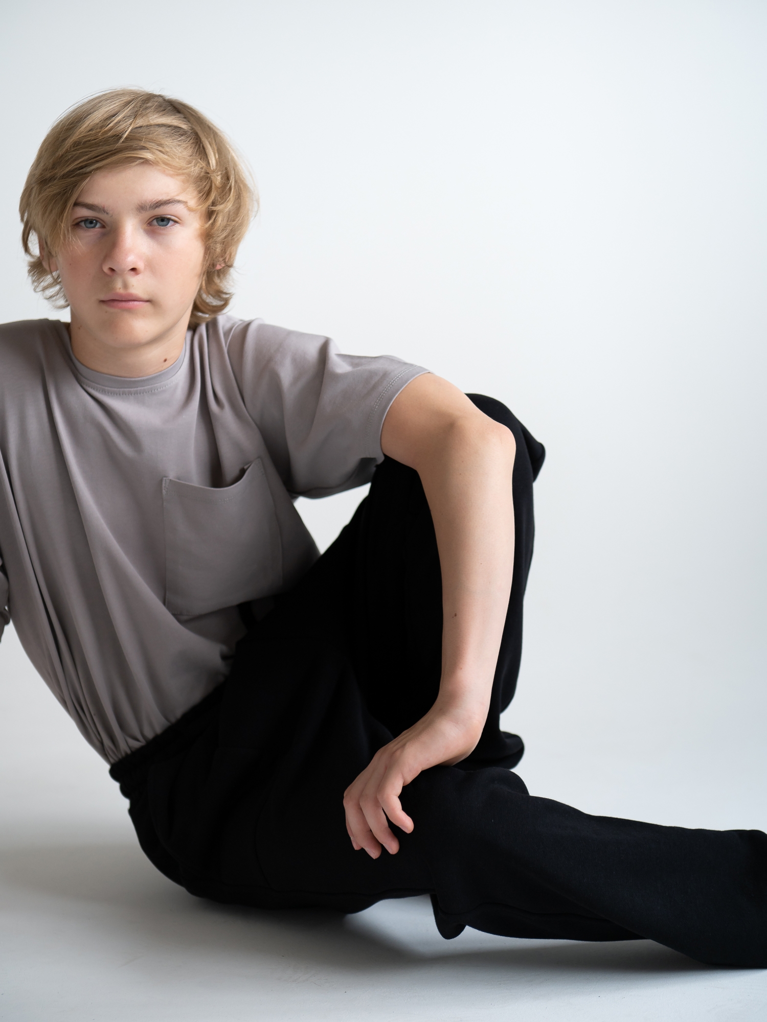 Джоггеры для мальчика (134/34, Черный)