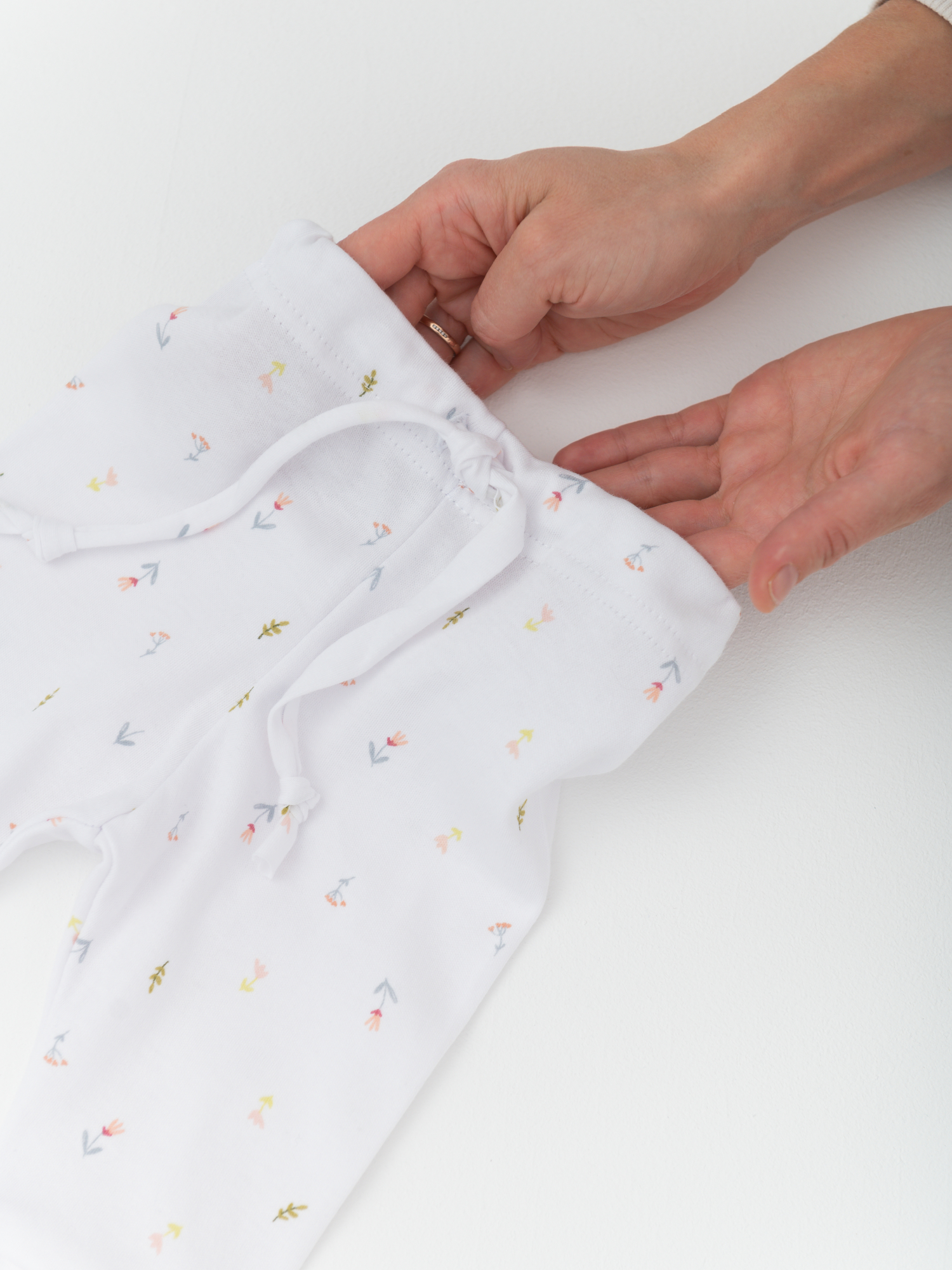 Ползунки набор для девочки 2шт (98/28, бел/персик)