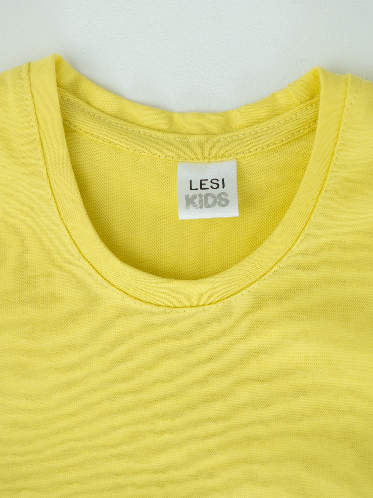 Футболка детская желтая