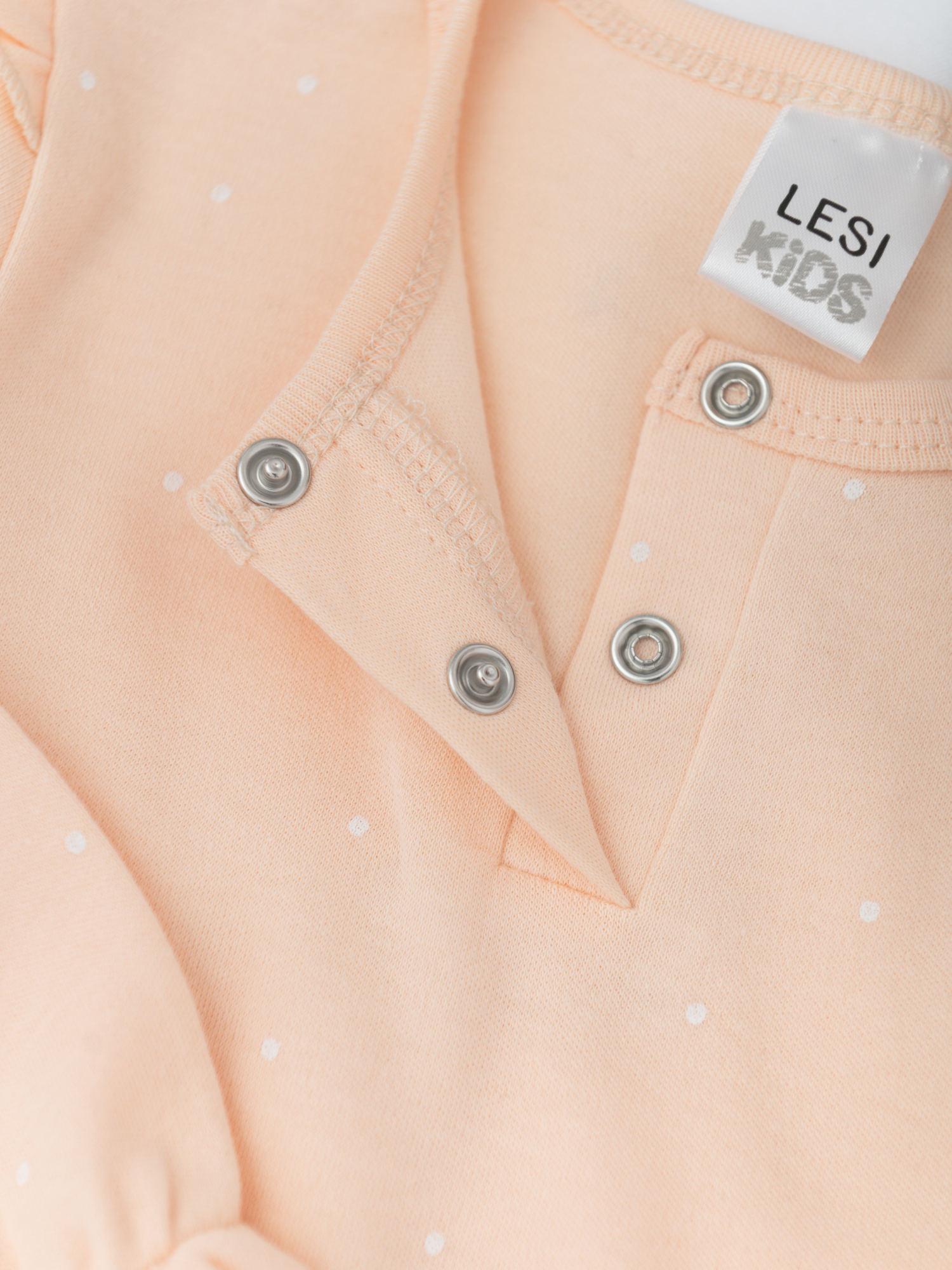 Набор боди для девочки 2шт (74/22, бел/персик)