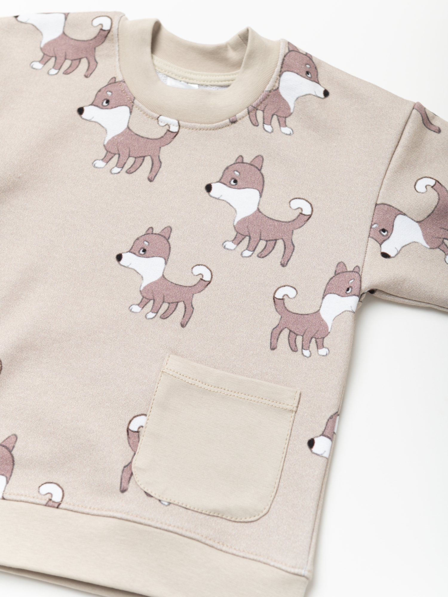 Свитшот детский (110/30, песочный)