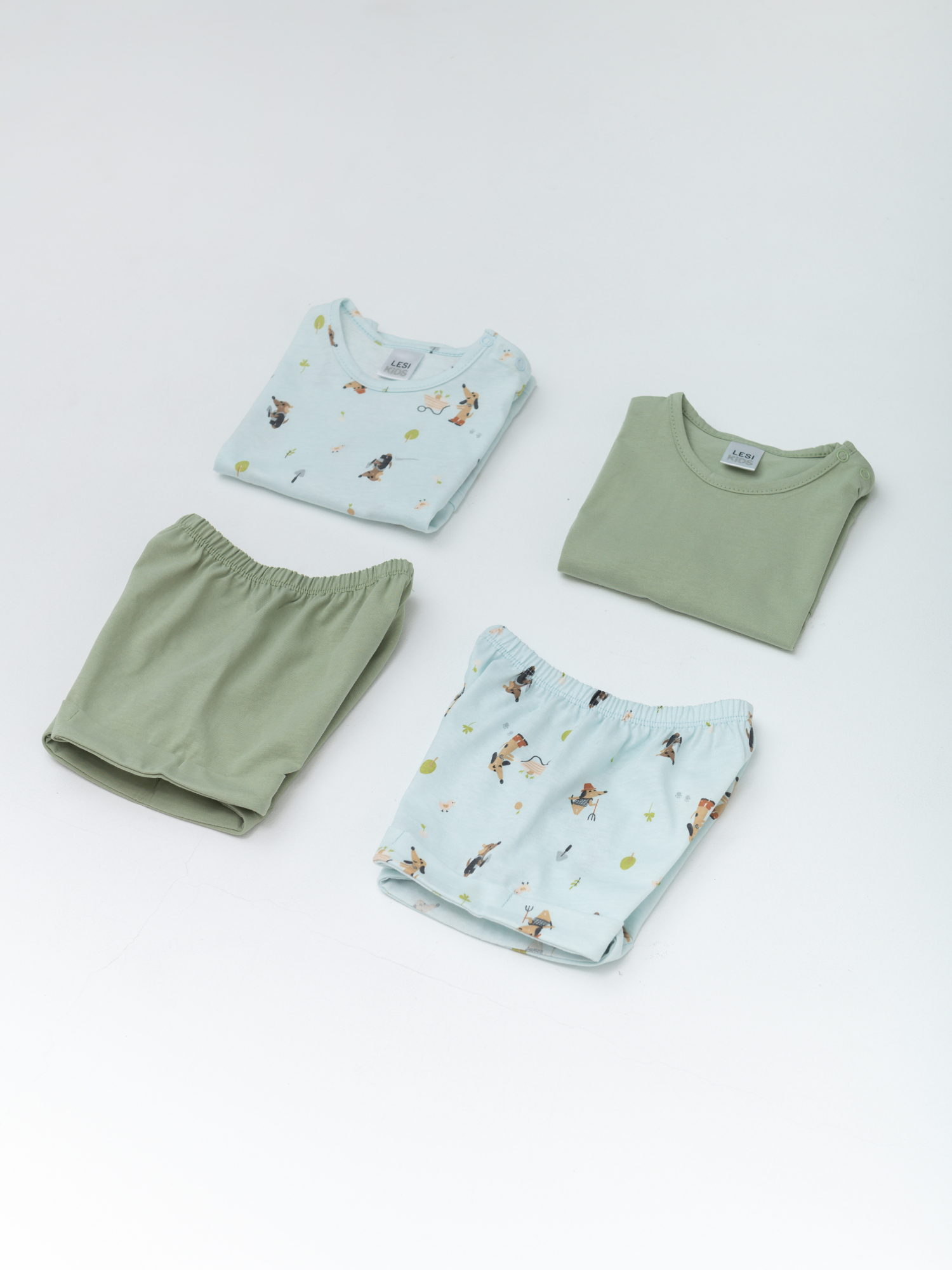 Костюм для мальчика  (74/22, зелёный)