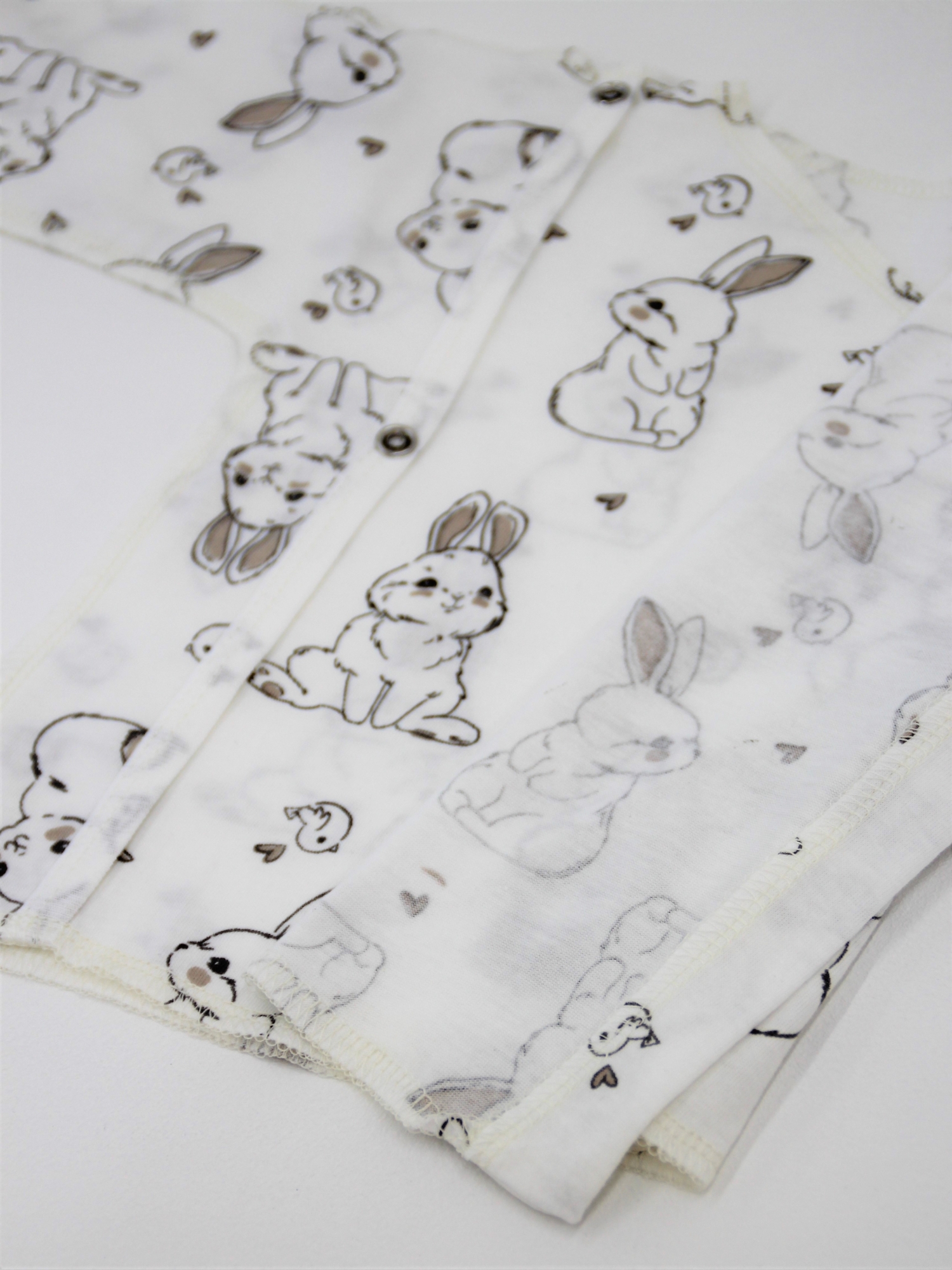 Распашонка для новорожденных комплект 2 шт (56/18 Молочный)