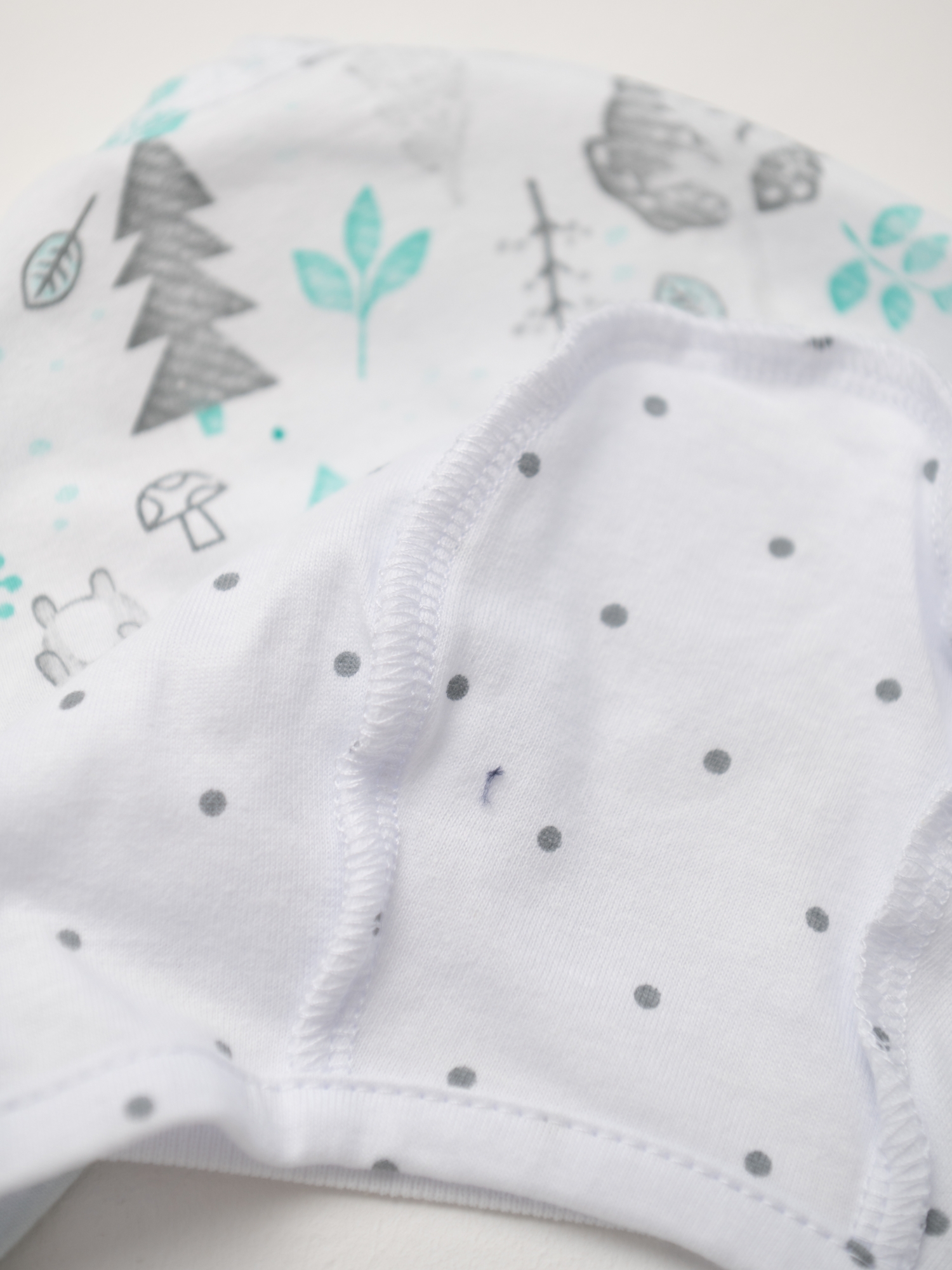 Чепчик комплект 2 шт (36, белый)