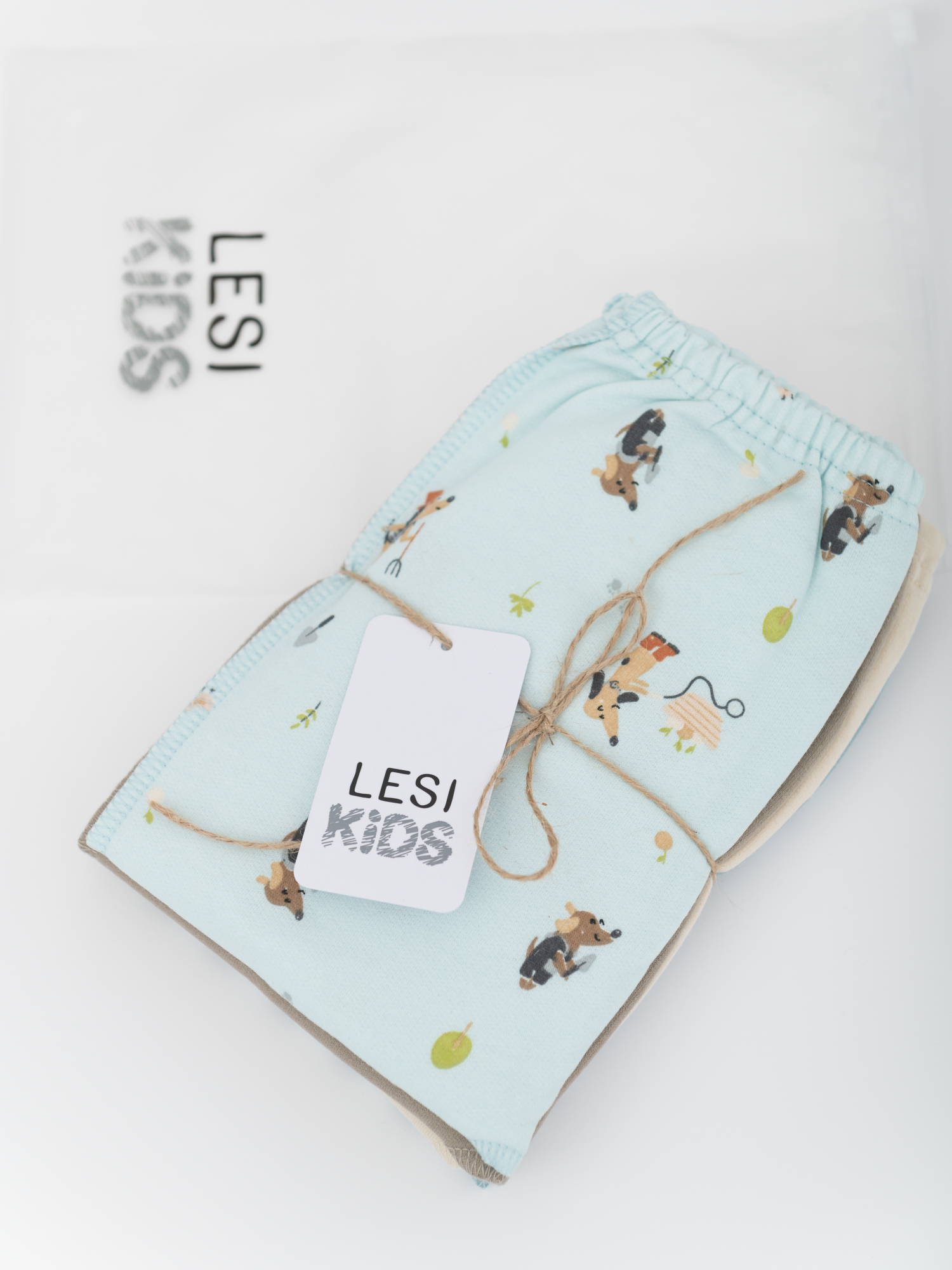 Ползунки утепленные (62/20, беж/бирюза)